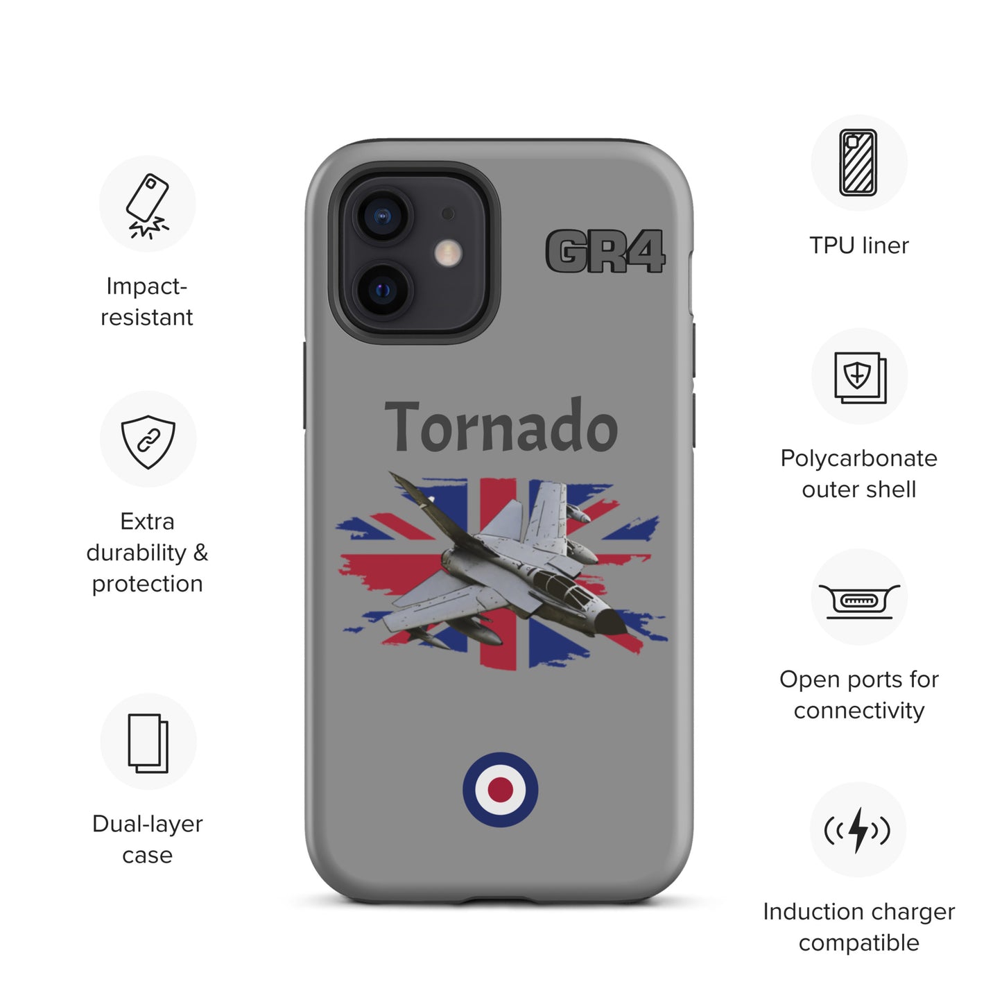 British Tornado Patriot iPhone Case (Without Quotes)