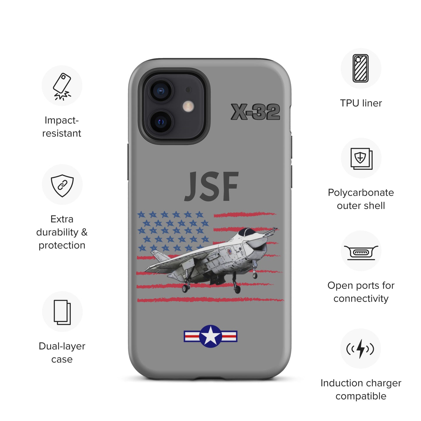 JSF Patriot iPhone Case (Without Quotes)