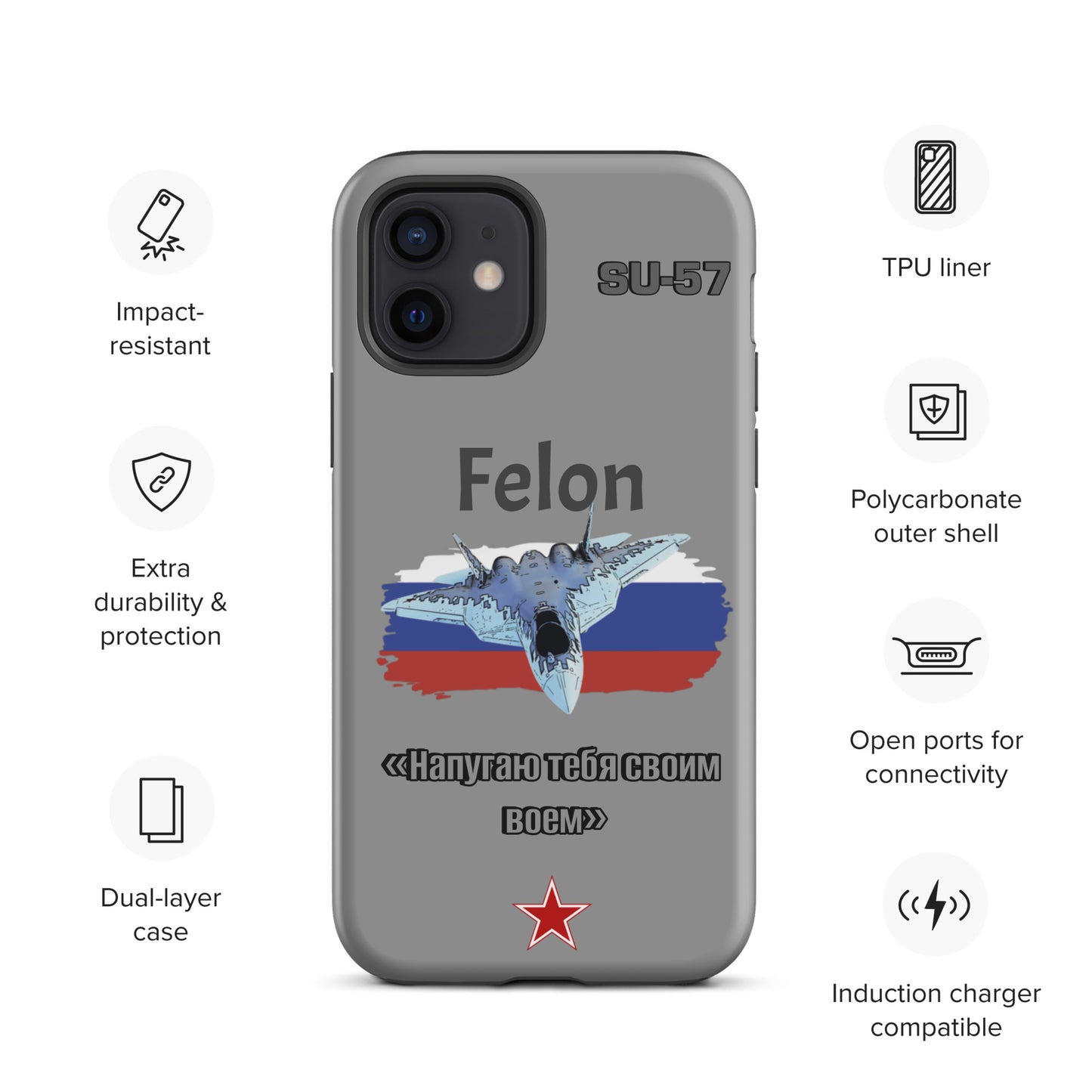 Felon Patriot iPhone Case