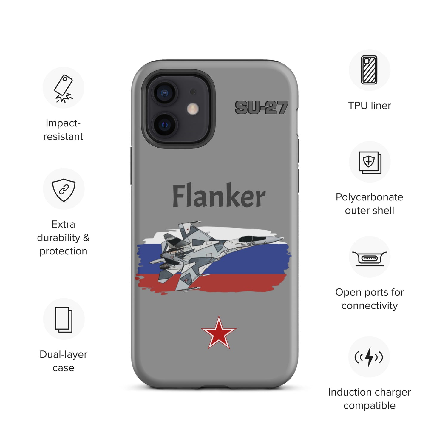 Flanker Patriot iPhone Case (Without Quotes)