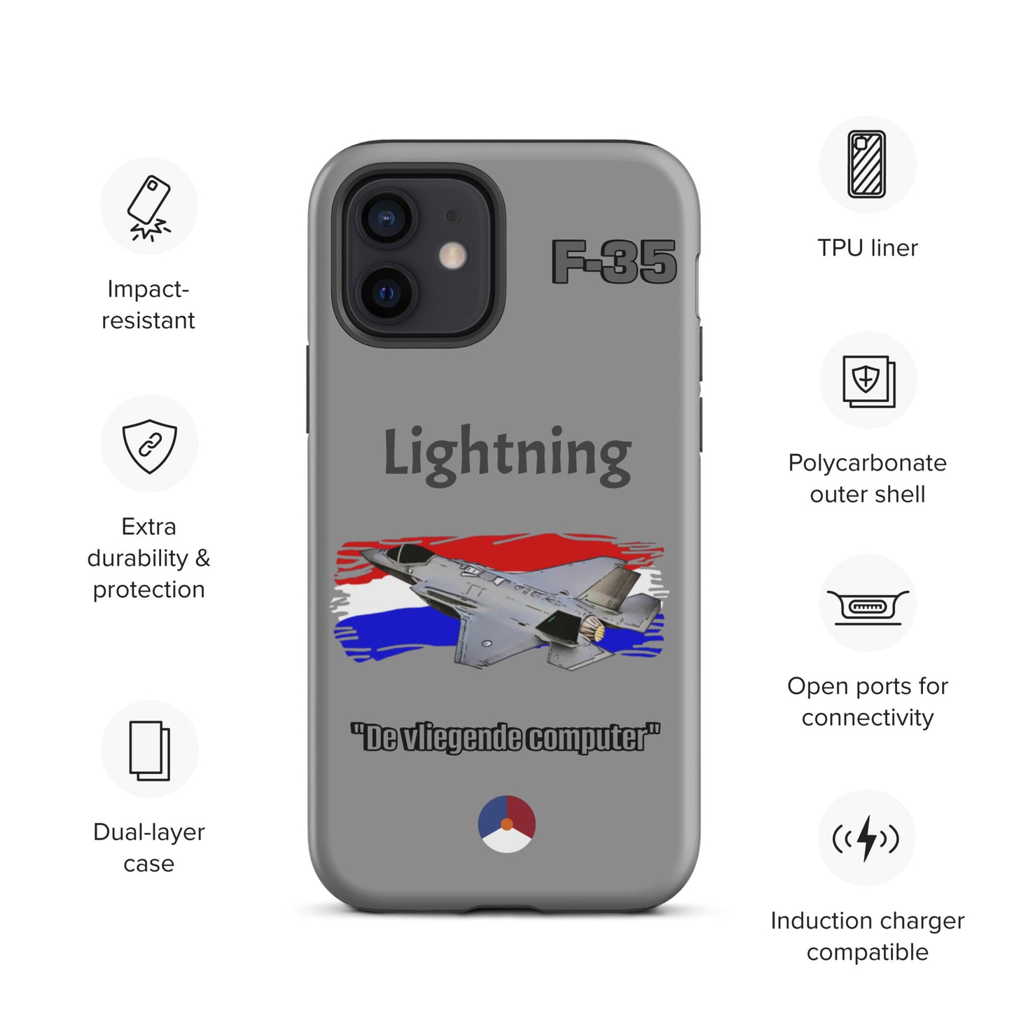 Dutch Lightning Patriot iPhone Case