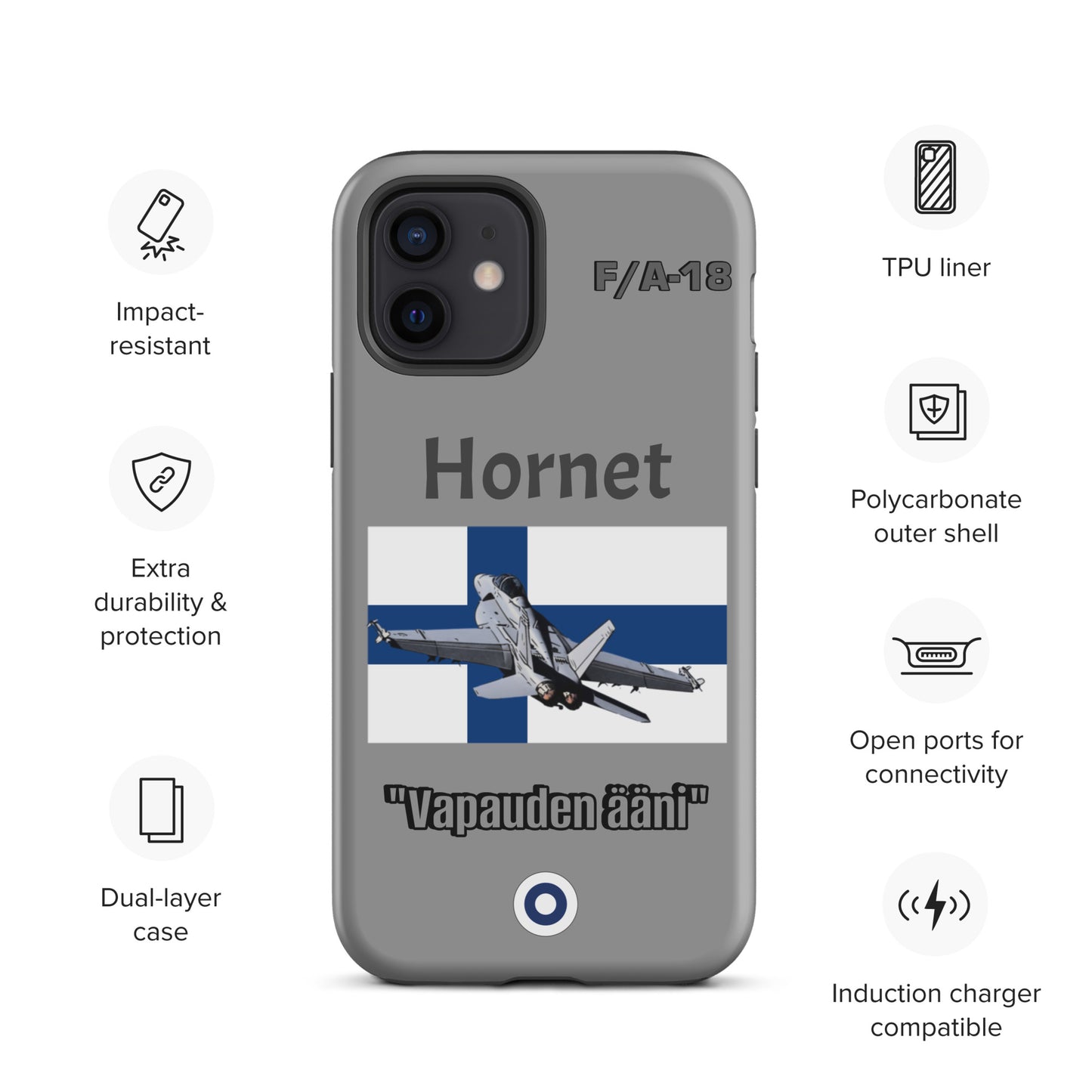Finnish Hornet Patriot iPhone Case