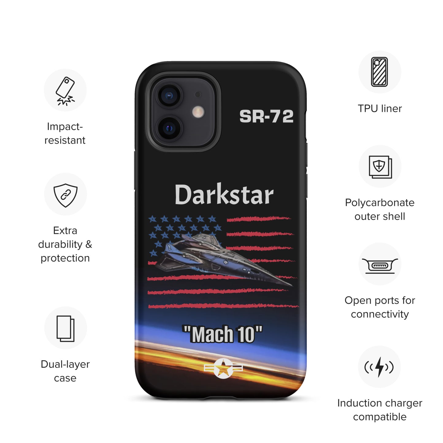 Darkstar Patriot iPhone Case