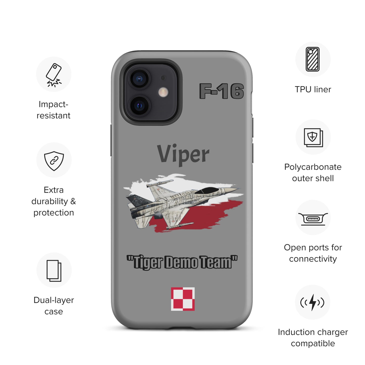 Poland Tiger Demo Team iPhone Case