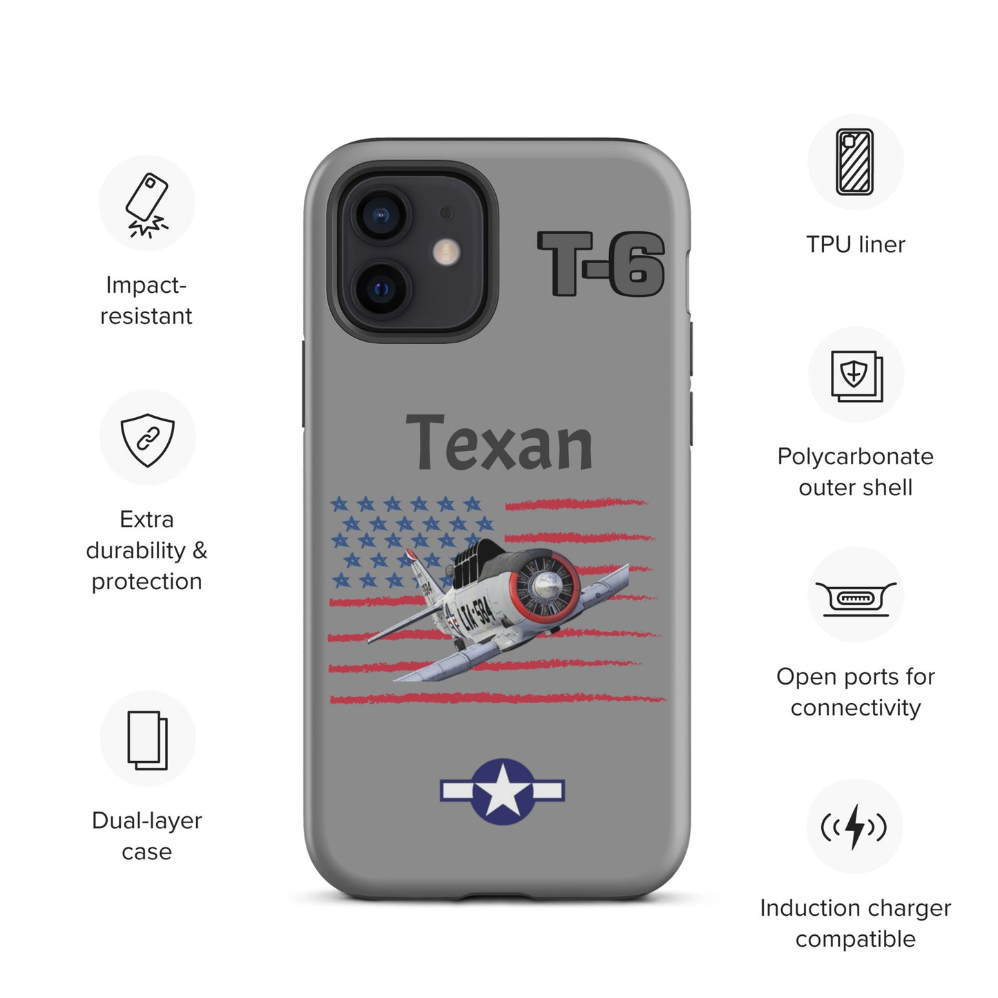 WWII Texan Patriot iPhone Case