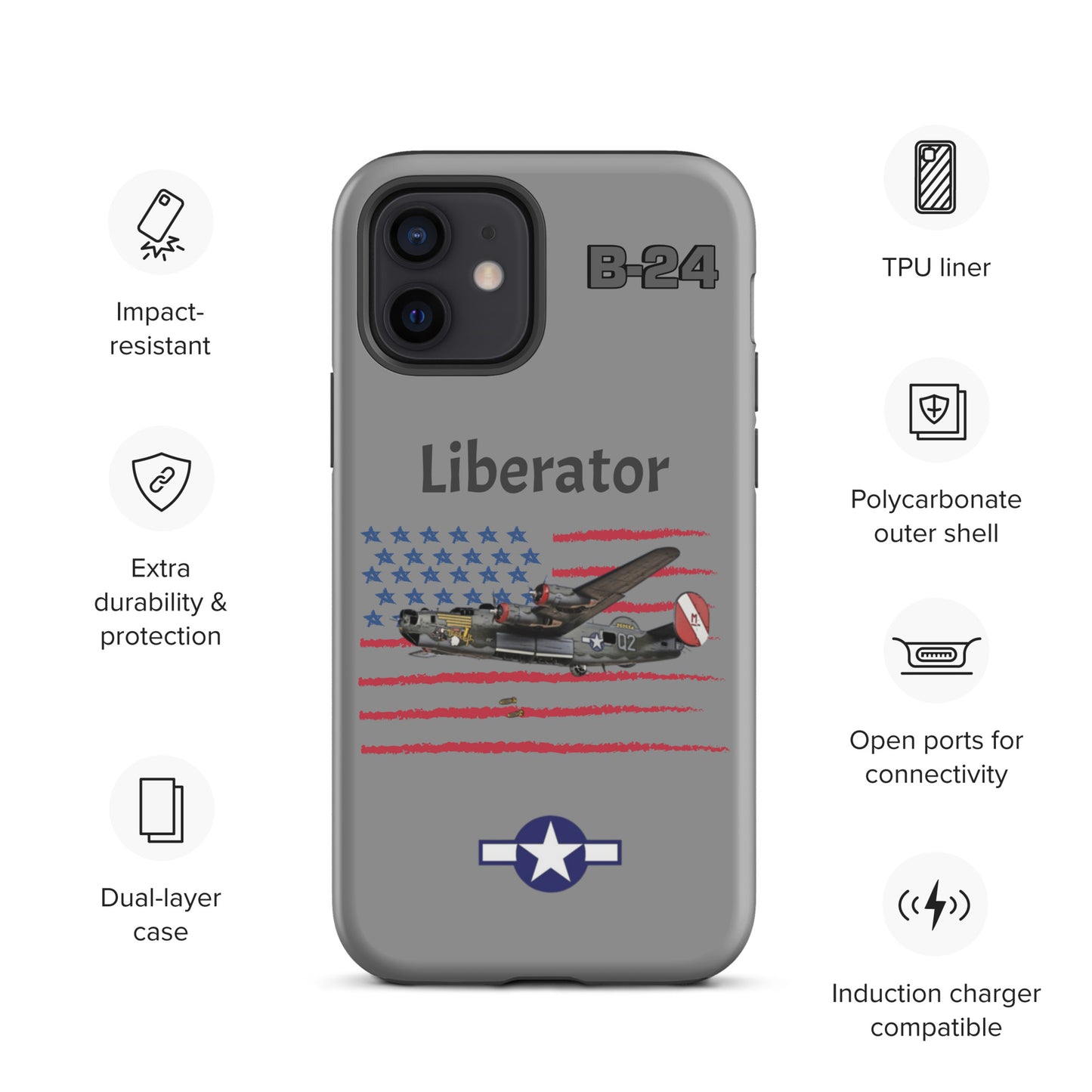 WWII Liberator Patriot iPhone Case