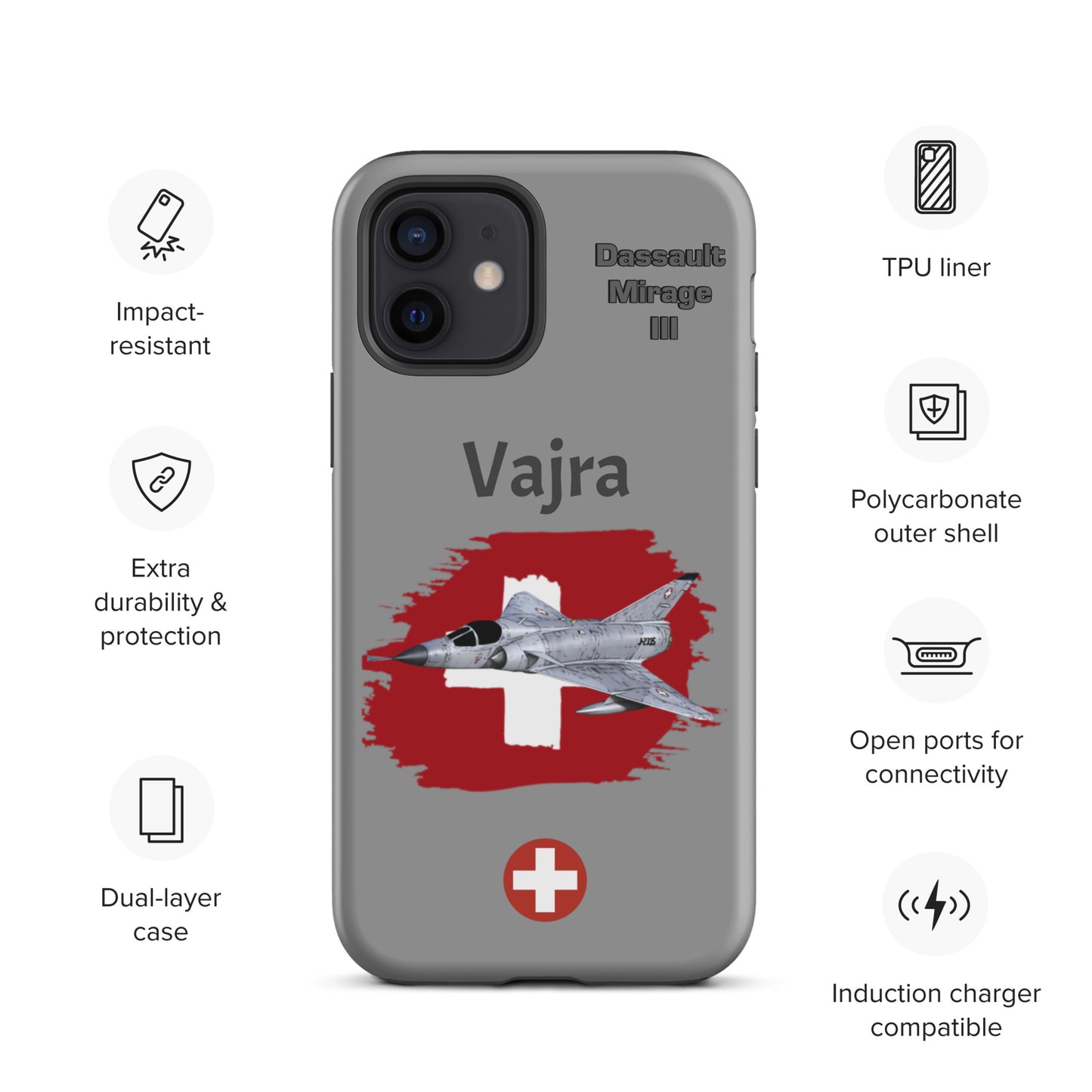 Swiss Mirage Patriot iPhone Case