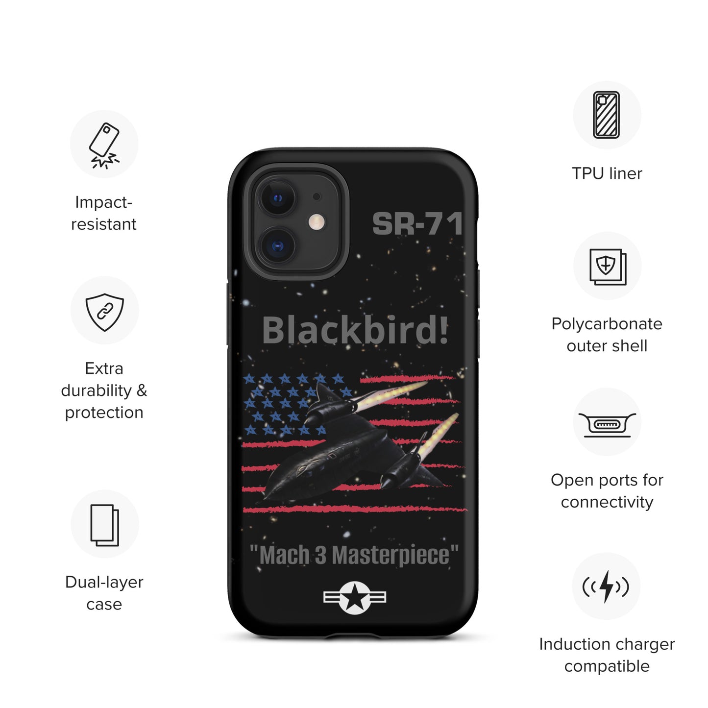 Blackbird Patriot iPhone Case