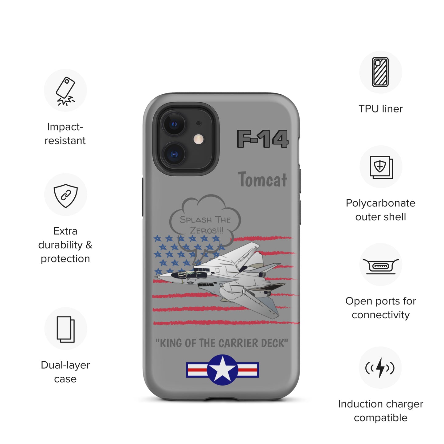Patriot Tomcat iPhone Case