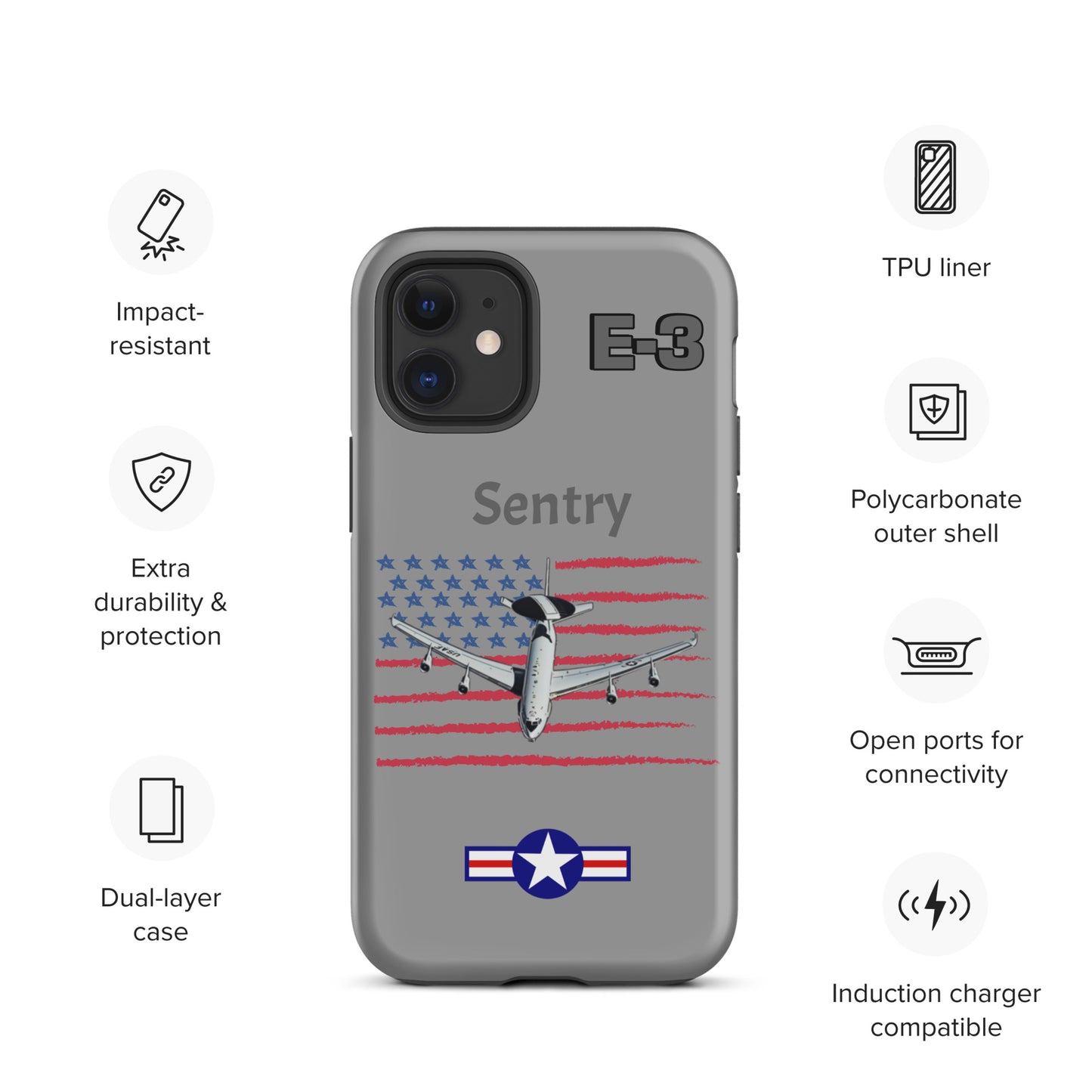 Sentry Patriot iPhone Case (Without Quotes)