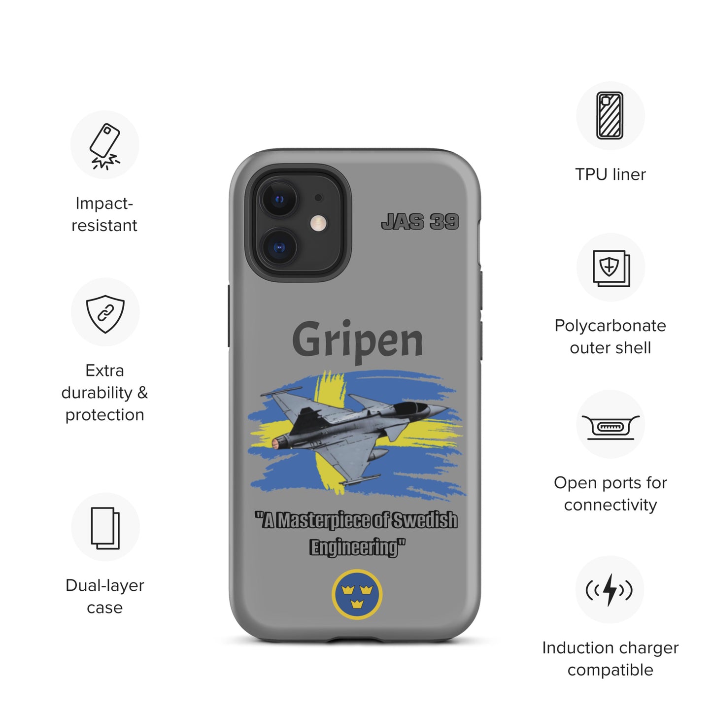 Gripen Patriot iPhone Case