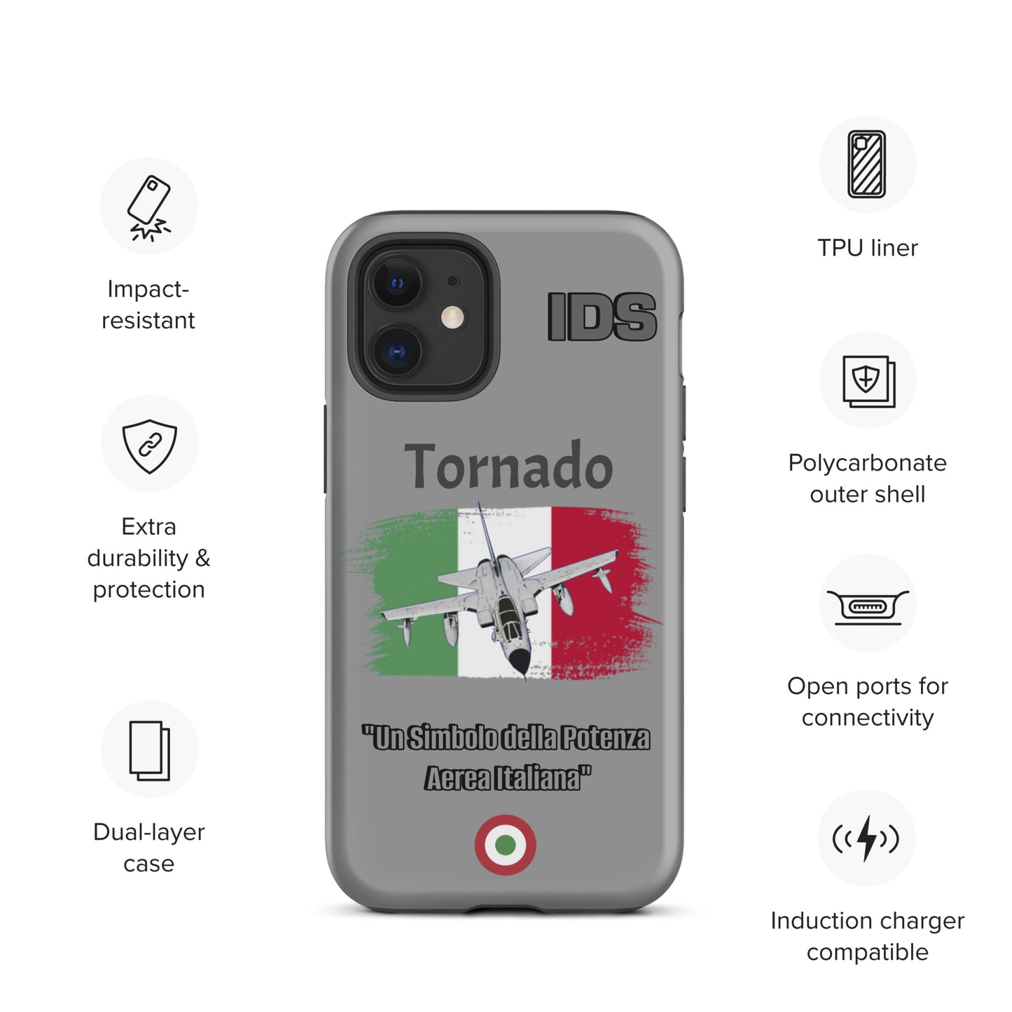 Italian Tornado Patriot iPhone Case