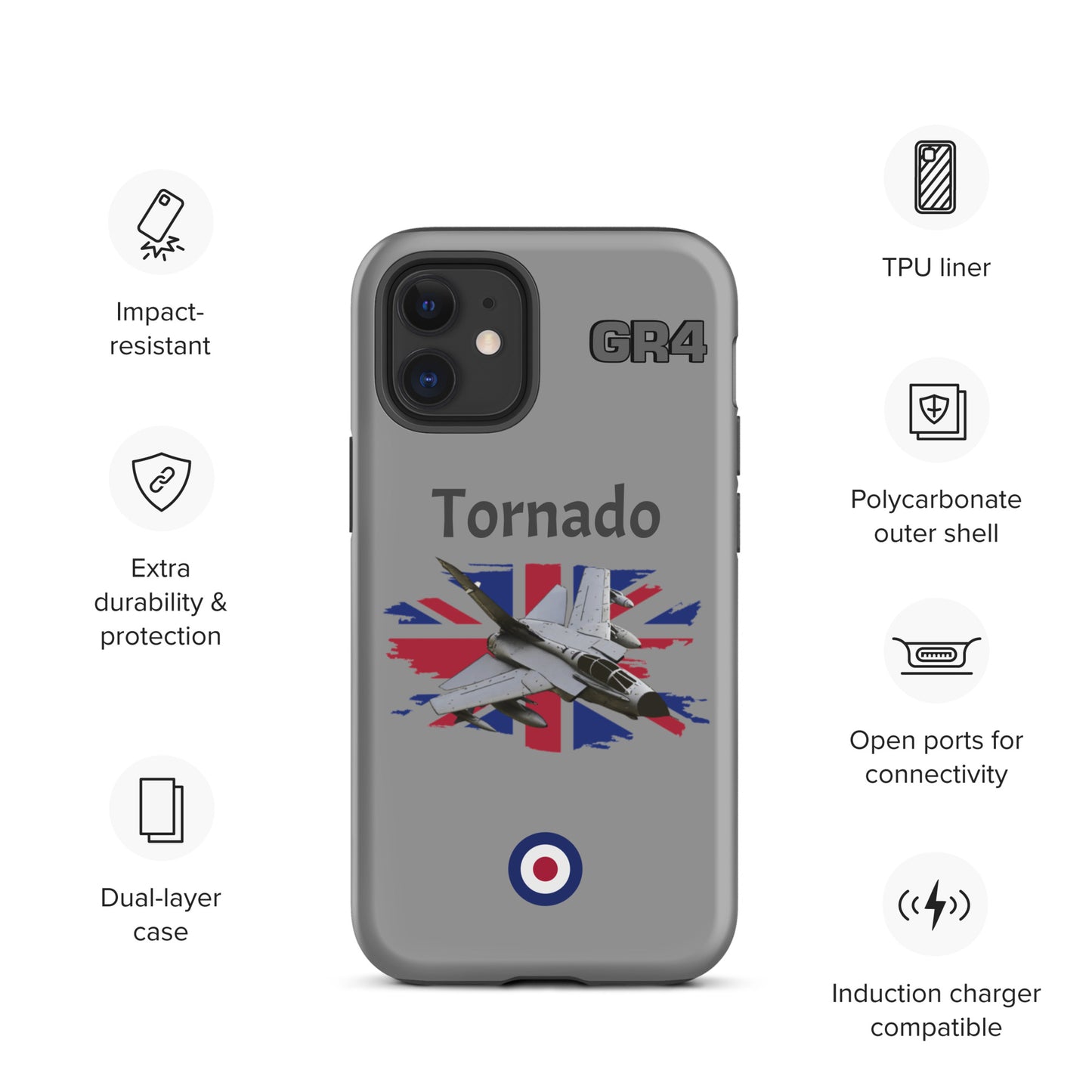 British Tornado Patriot iPhone Case (Without Quotes)