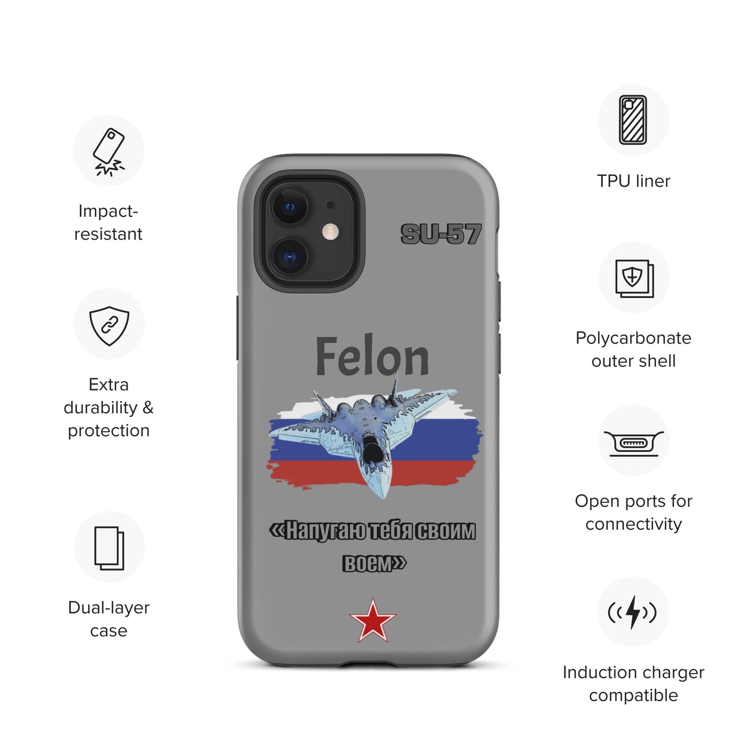 Felon Patriot iPhone Case