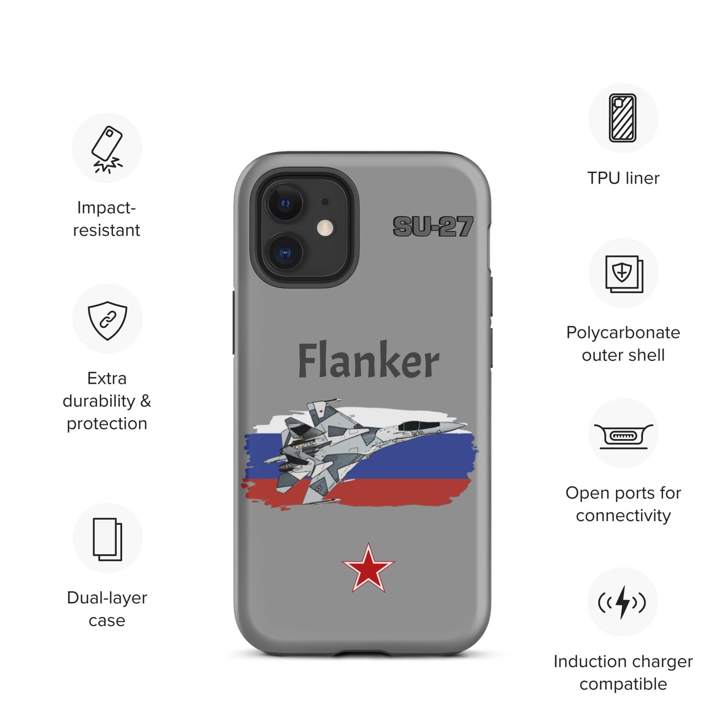 Flanker Patriot iPhone Case (Without Quotes)