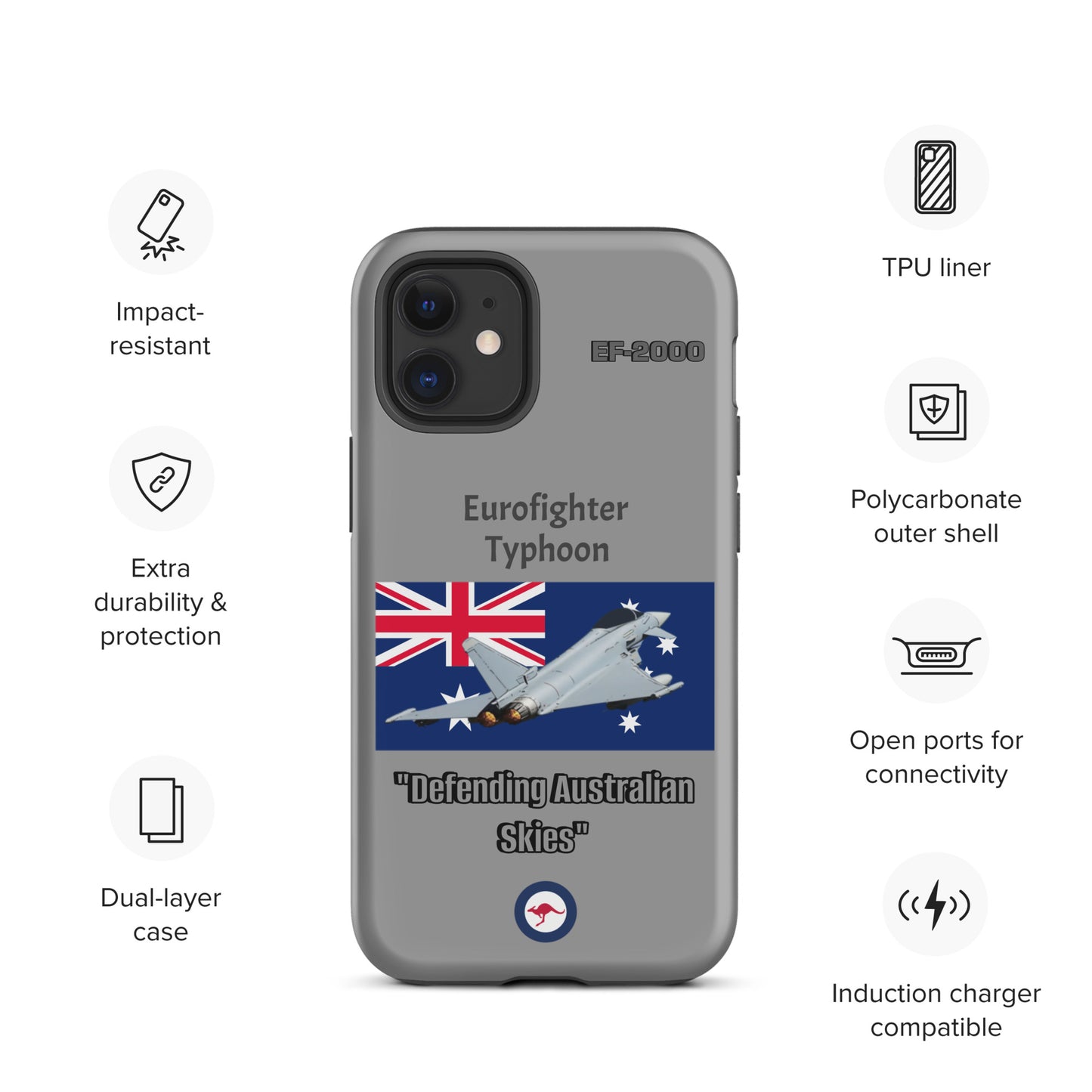Australian Typhoon Patriot iPhone Case
