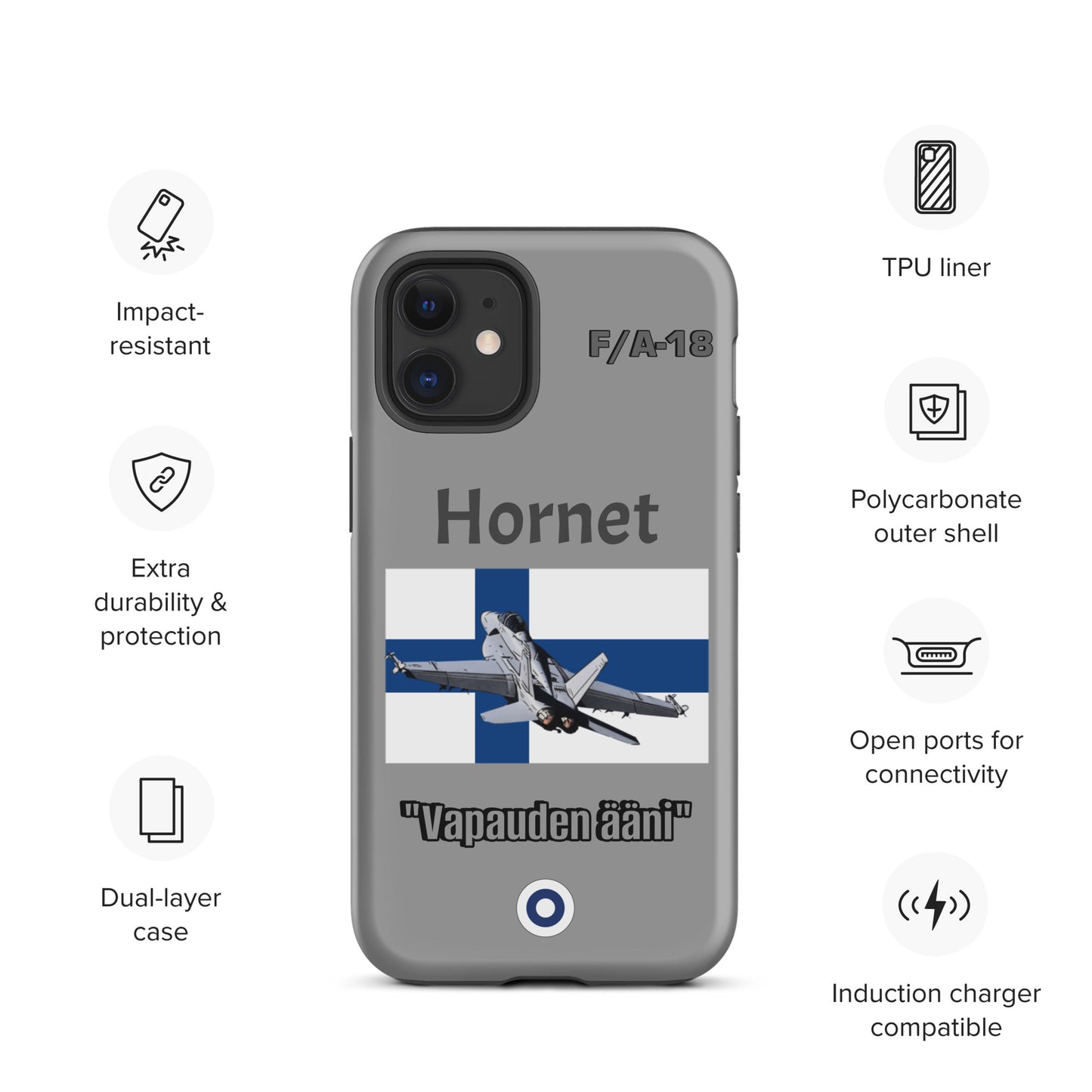Finnish Hornet Patriot iPhone Case