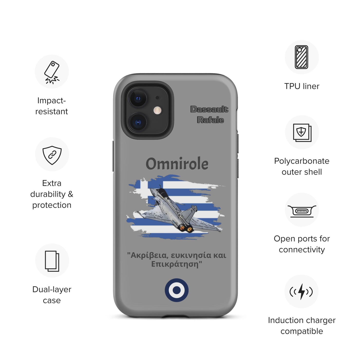 Greek Rafael Patriot iPhone Case