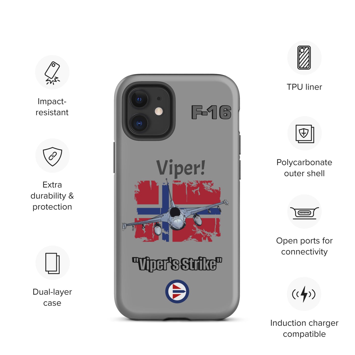 Norwegian Viper Patriot iPhone Case
