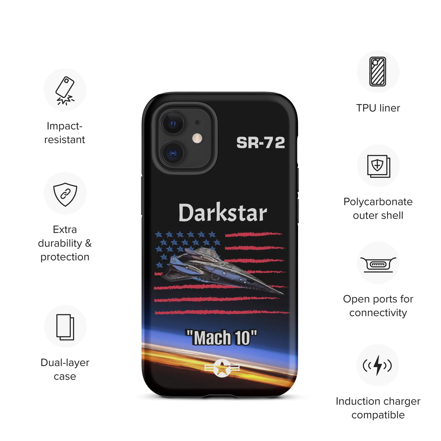 Darkstar Patriot iPhone Case