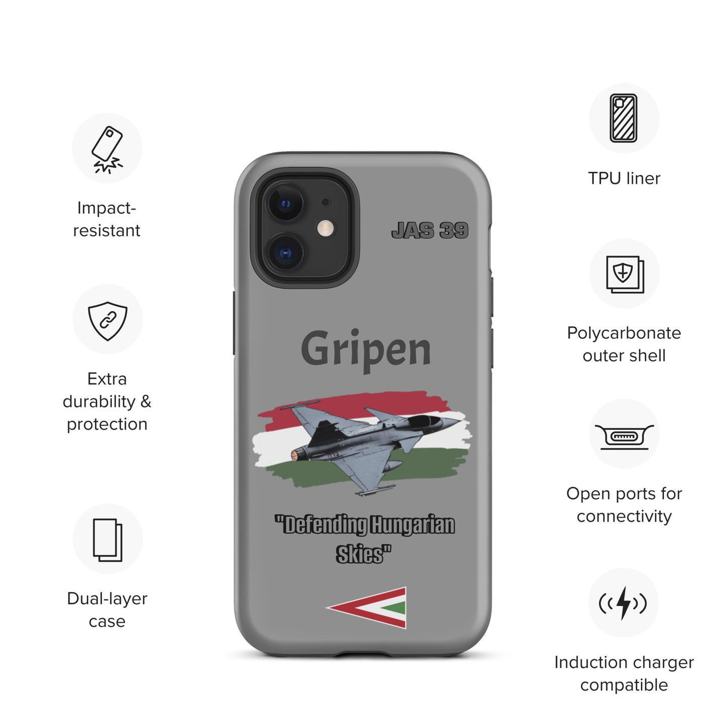 Hungarian Gripen Patriot iPhone Case