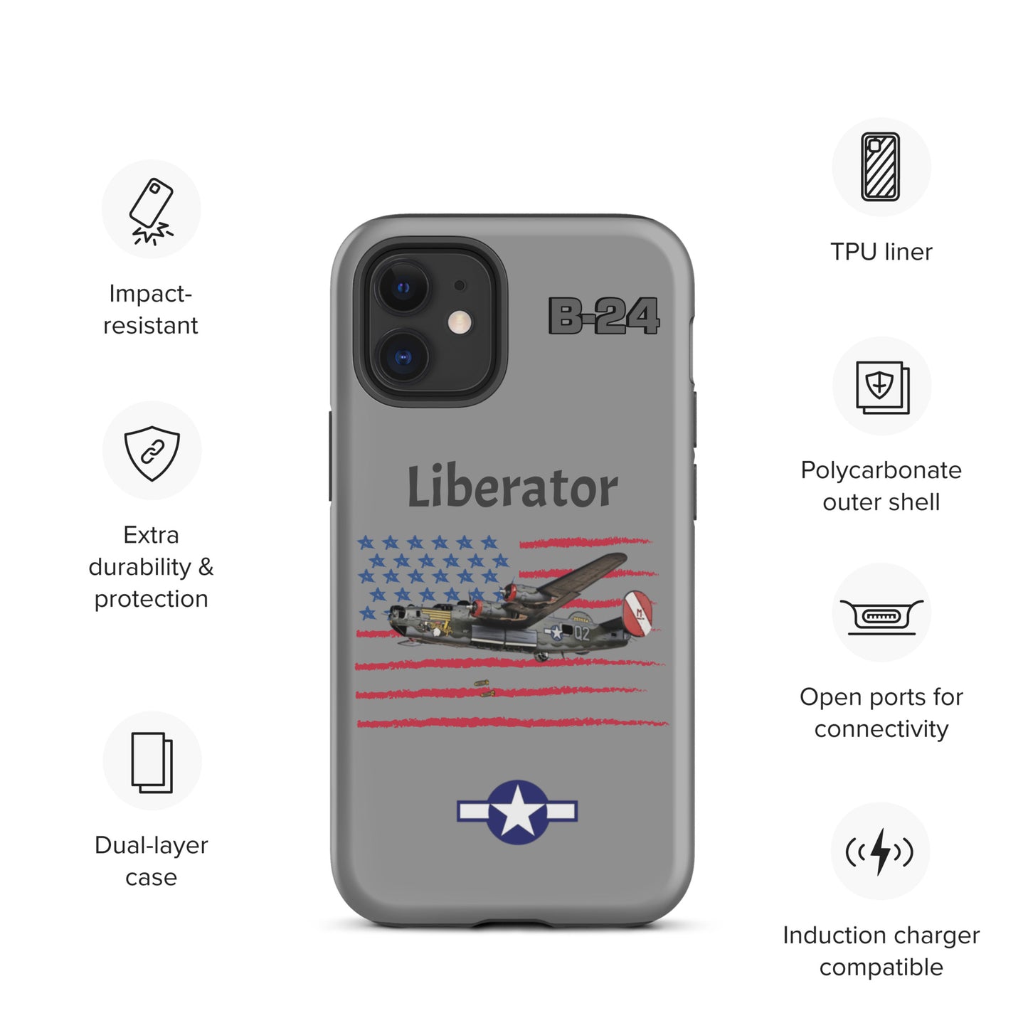 WWII Liberator Patriot iPhone Case