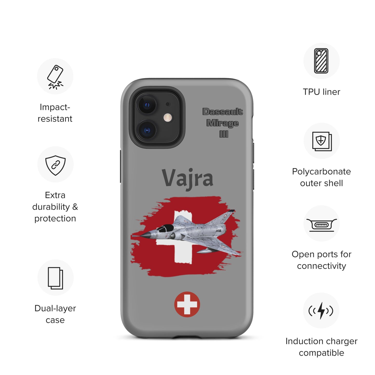 Swiss Mirage Patriot iPhone Case