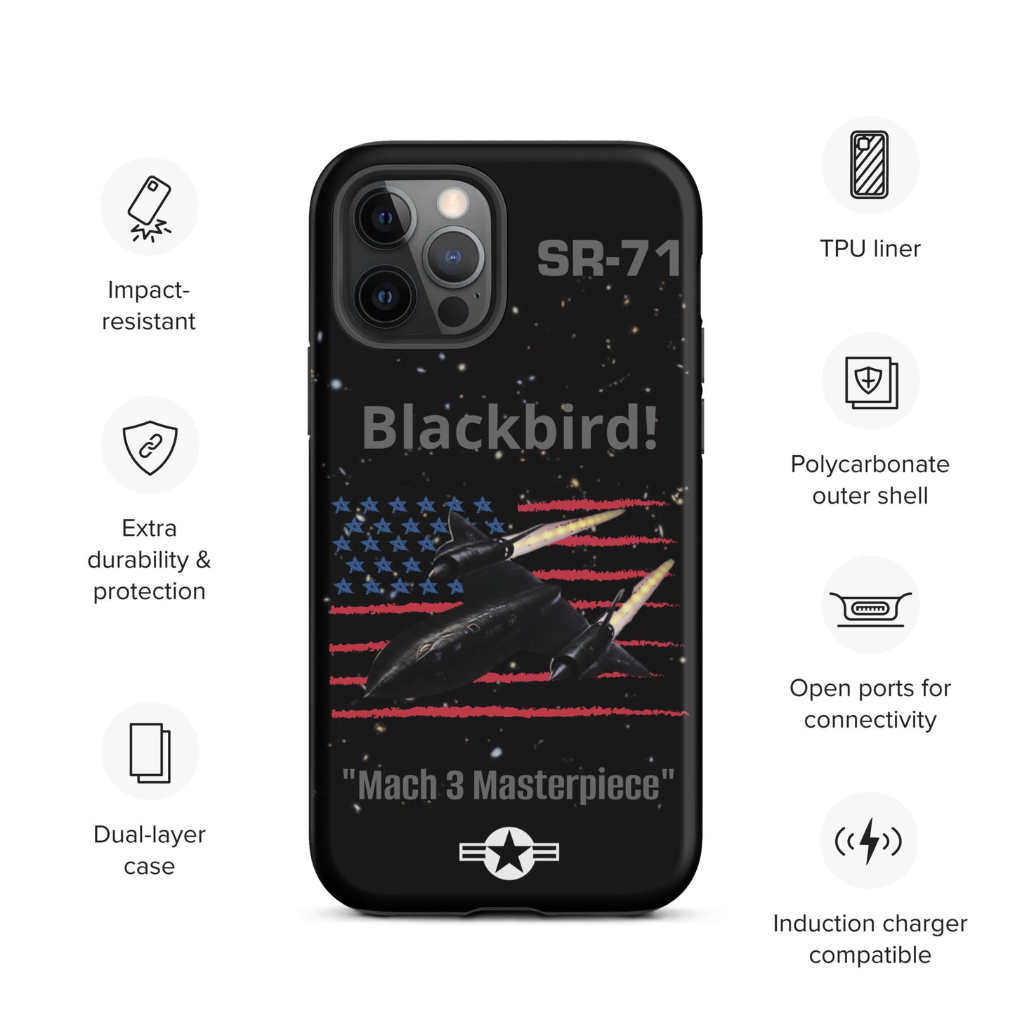 Blackbird Patriot iPhone Case