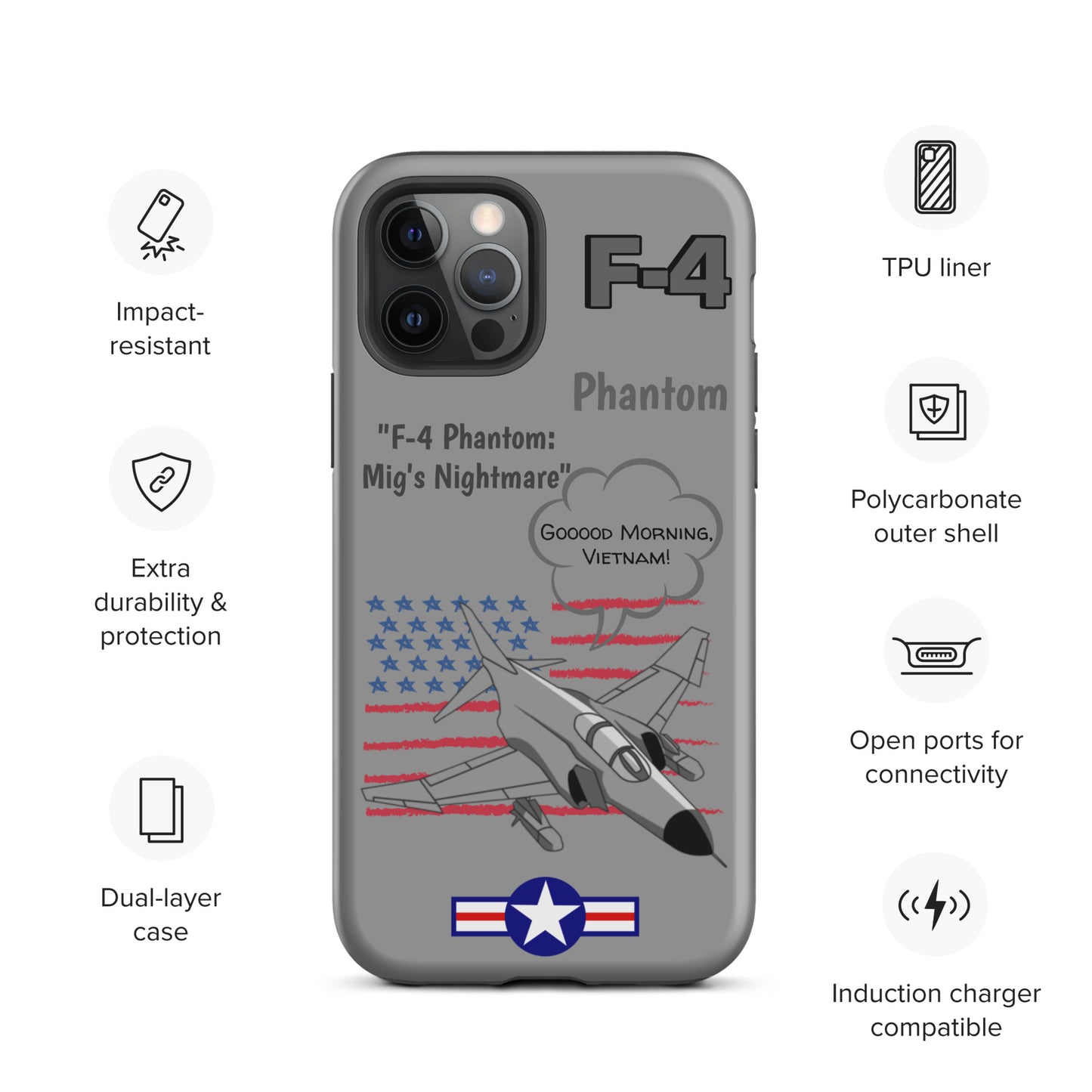 Patriot Phantom iPhone Case