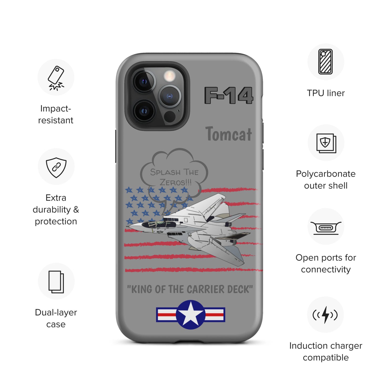 Patriot Tomcat iPhone Case