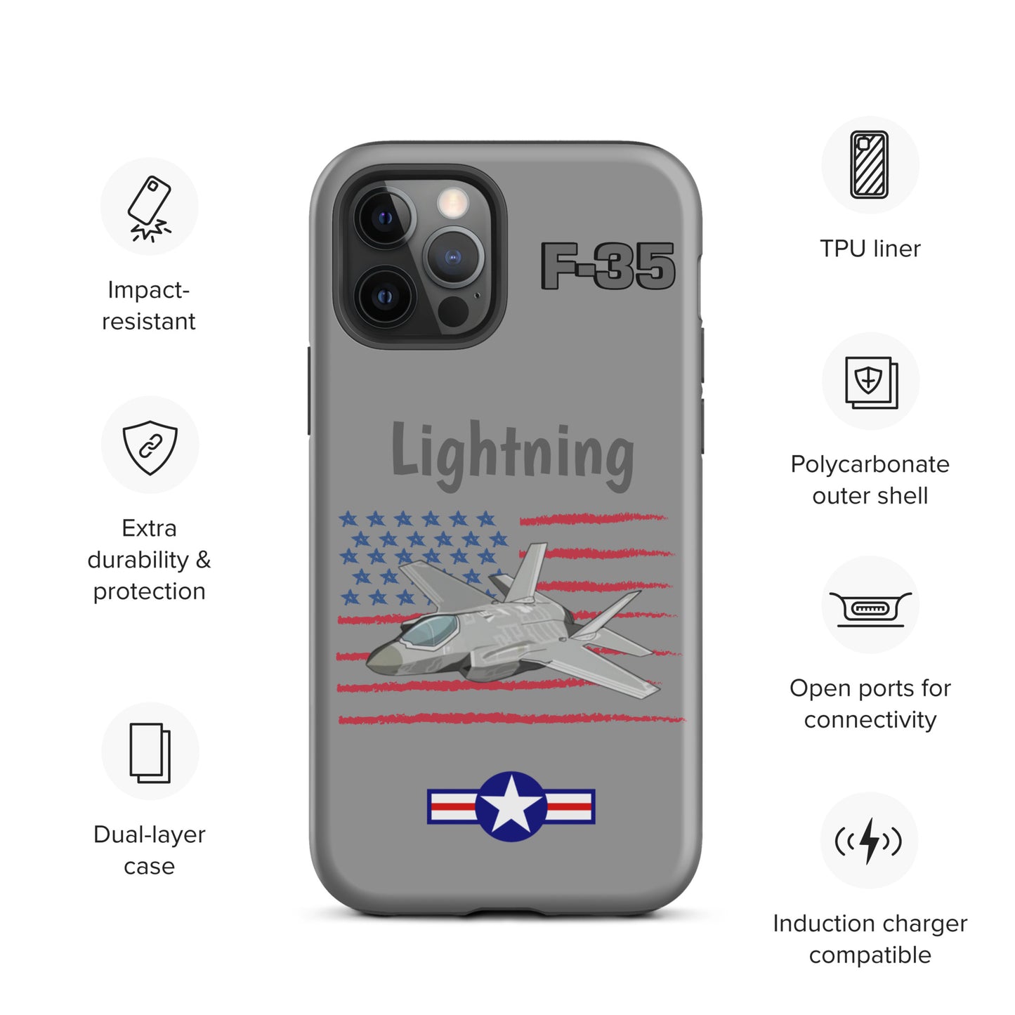 LightningStrike iPhone Case (Without Quotes)