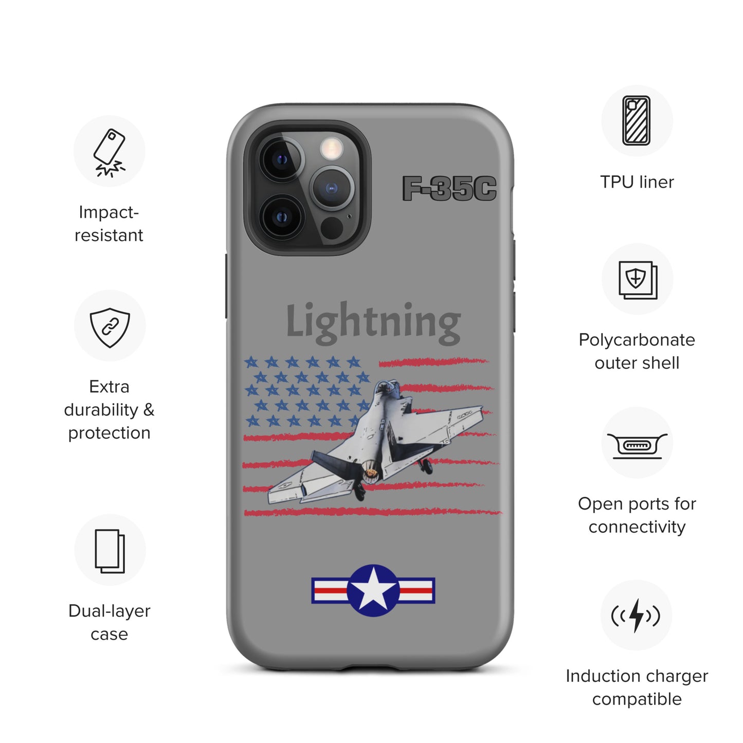 Wings Of Excellence iPhone Case (Without Quotes)