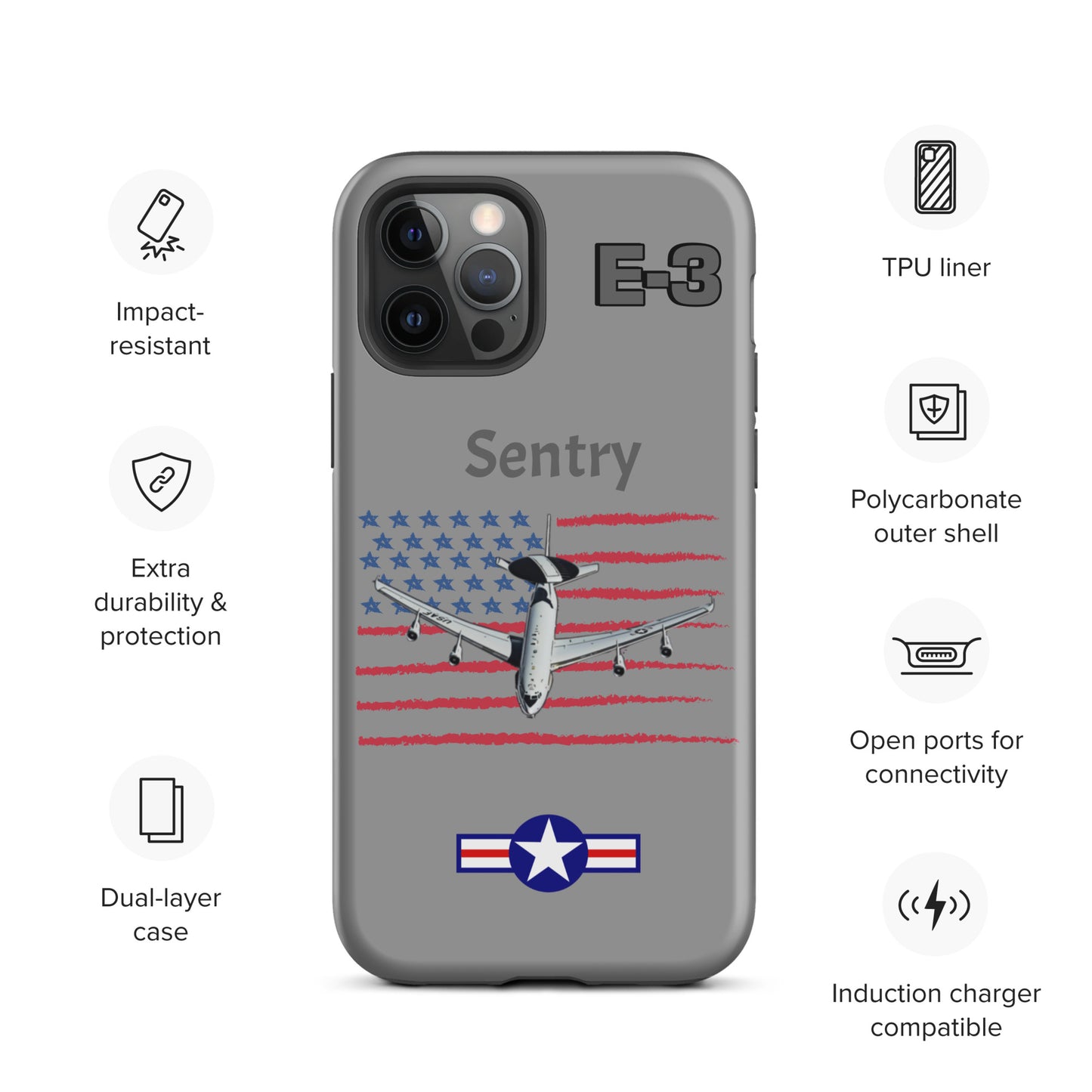 Sentry Patriot iPhone Case (Without Quotes)