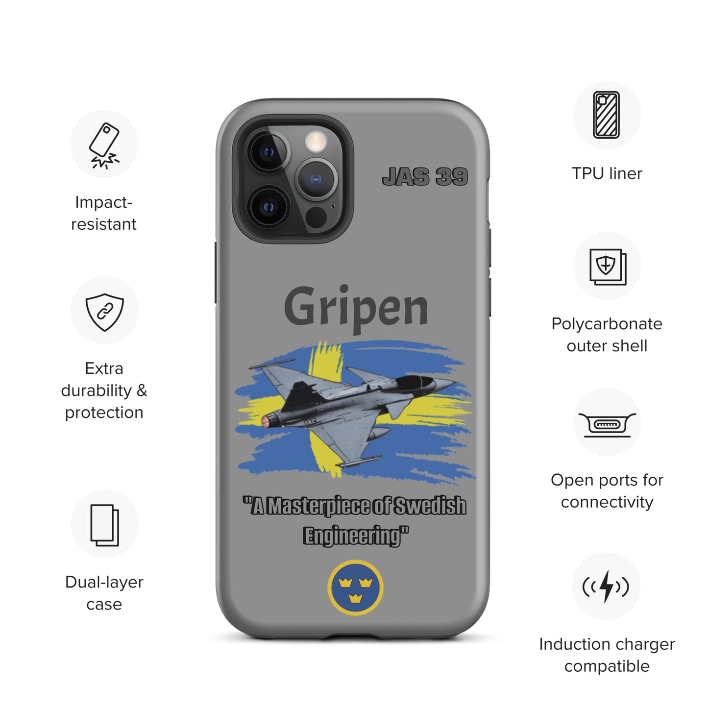 Gripen Patriot iPhone Case