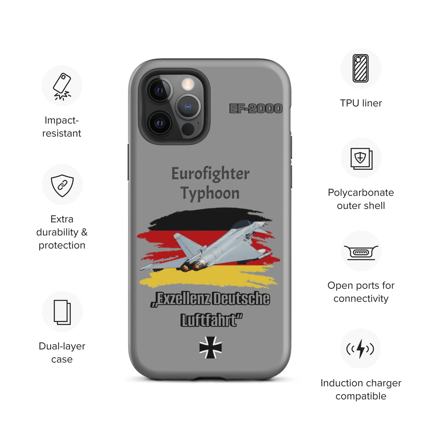 German Typhoon Patriot iPhone Case
