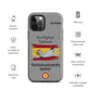 Spanish Typhoon Patriot iPhone Case