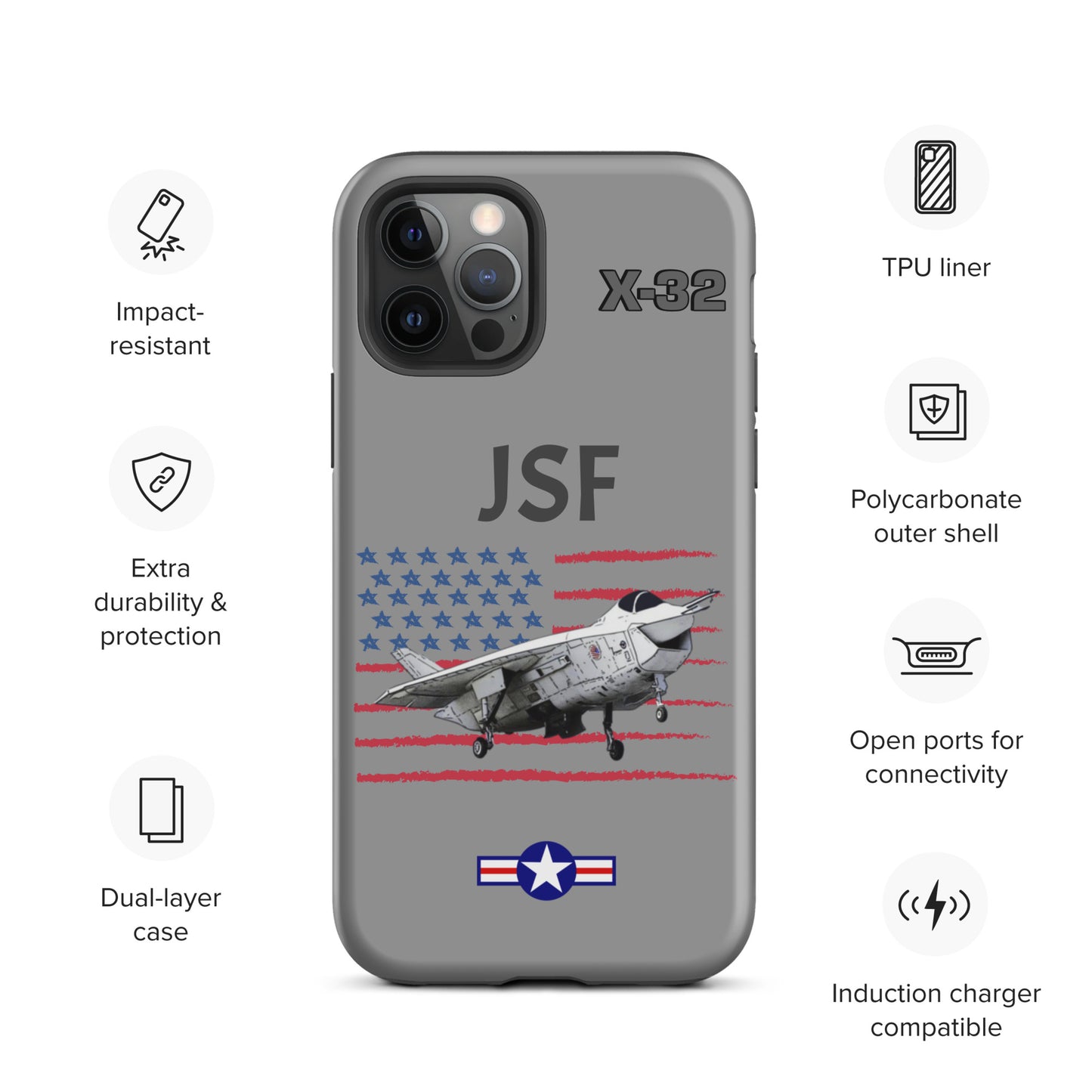 JSF Patriot iPhone Case (Without Quotes)