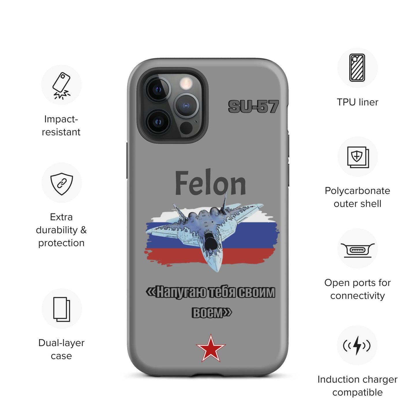 Felon Patriot iPhone Case
