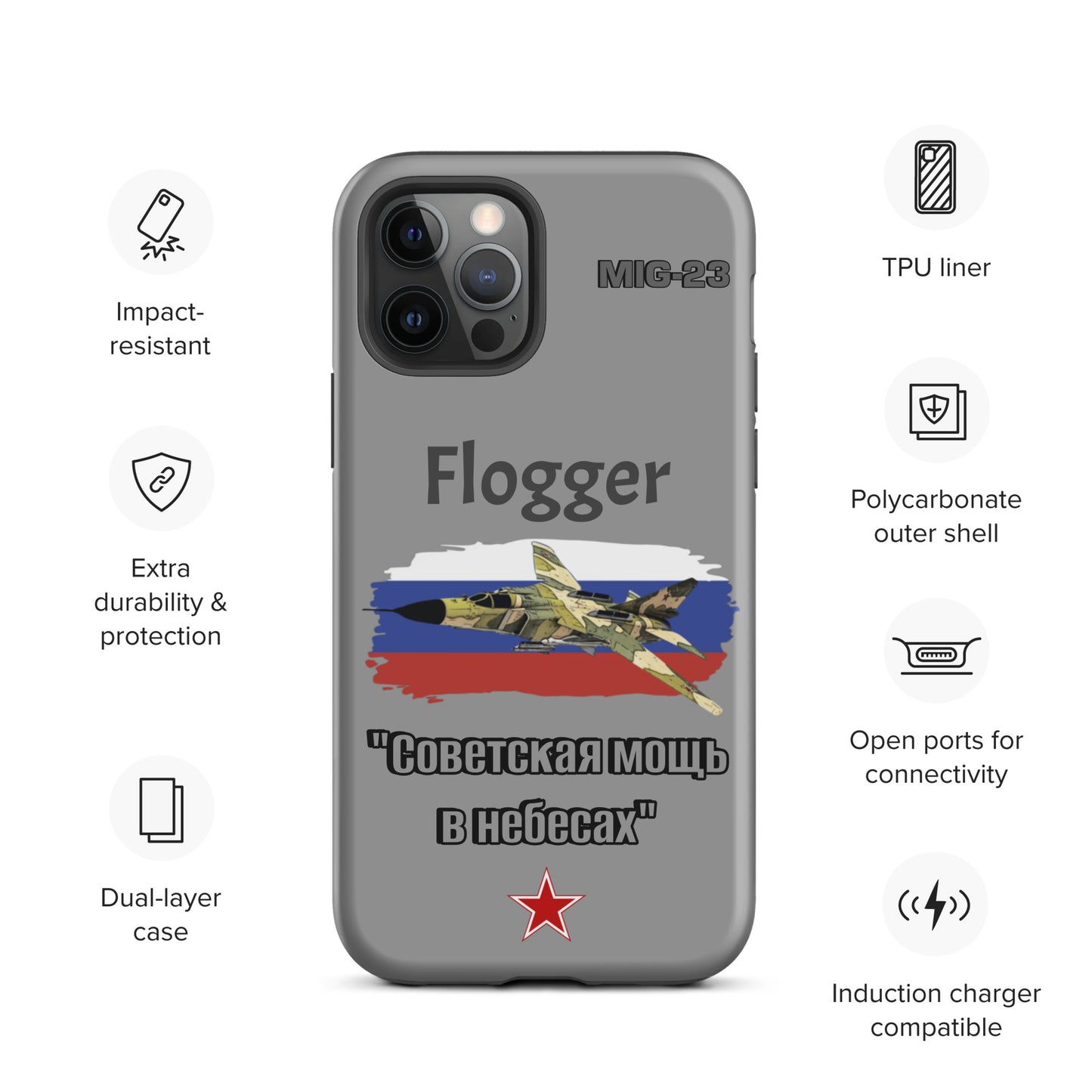 Flogger Patriot iPhone Case