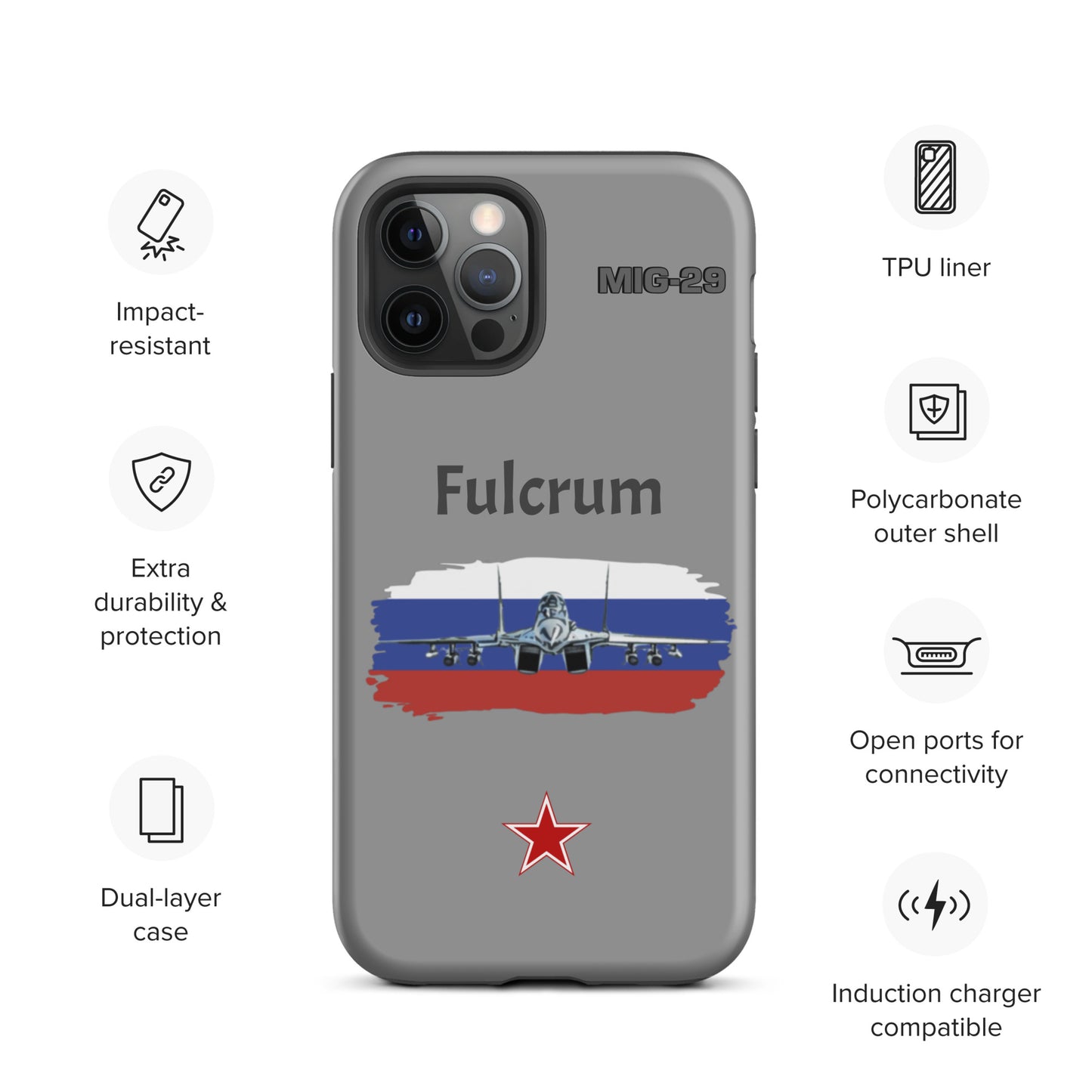 Fulcrum Patriot iPhone Case (Without Quotes)