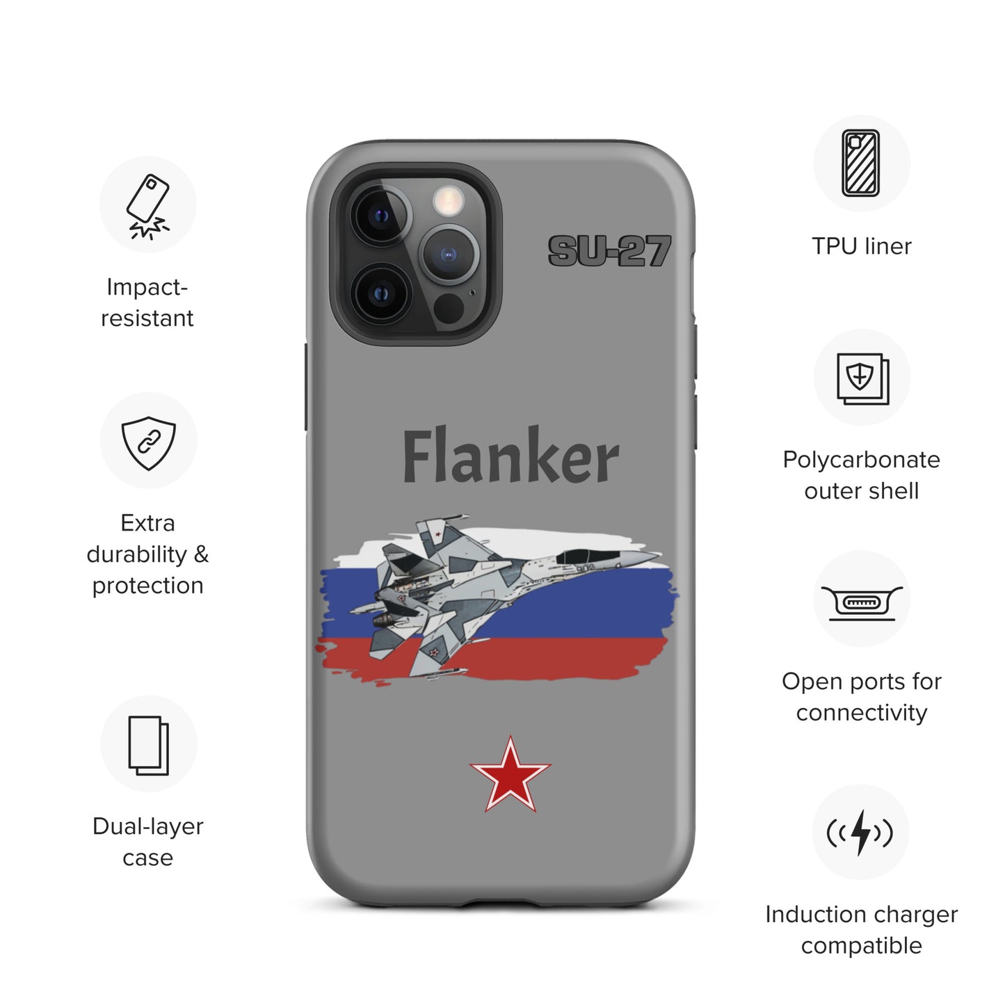 Flanker Patriot iPhone Case (Without Quotes)