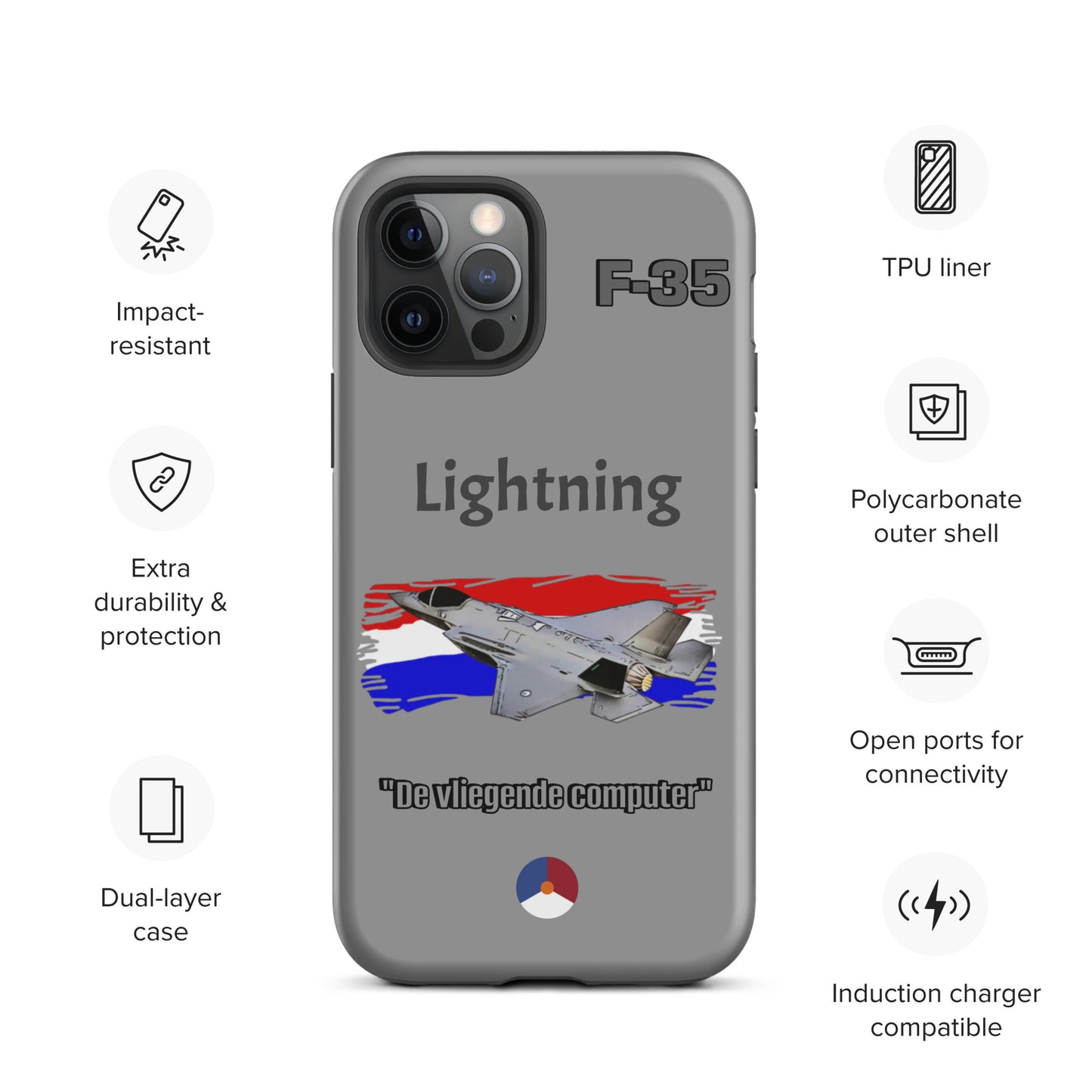 Dutch Lightning Patriot iPhone Case