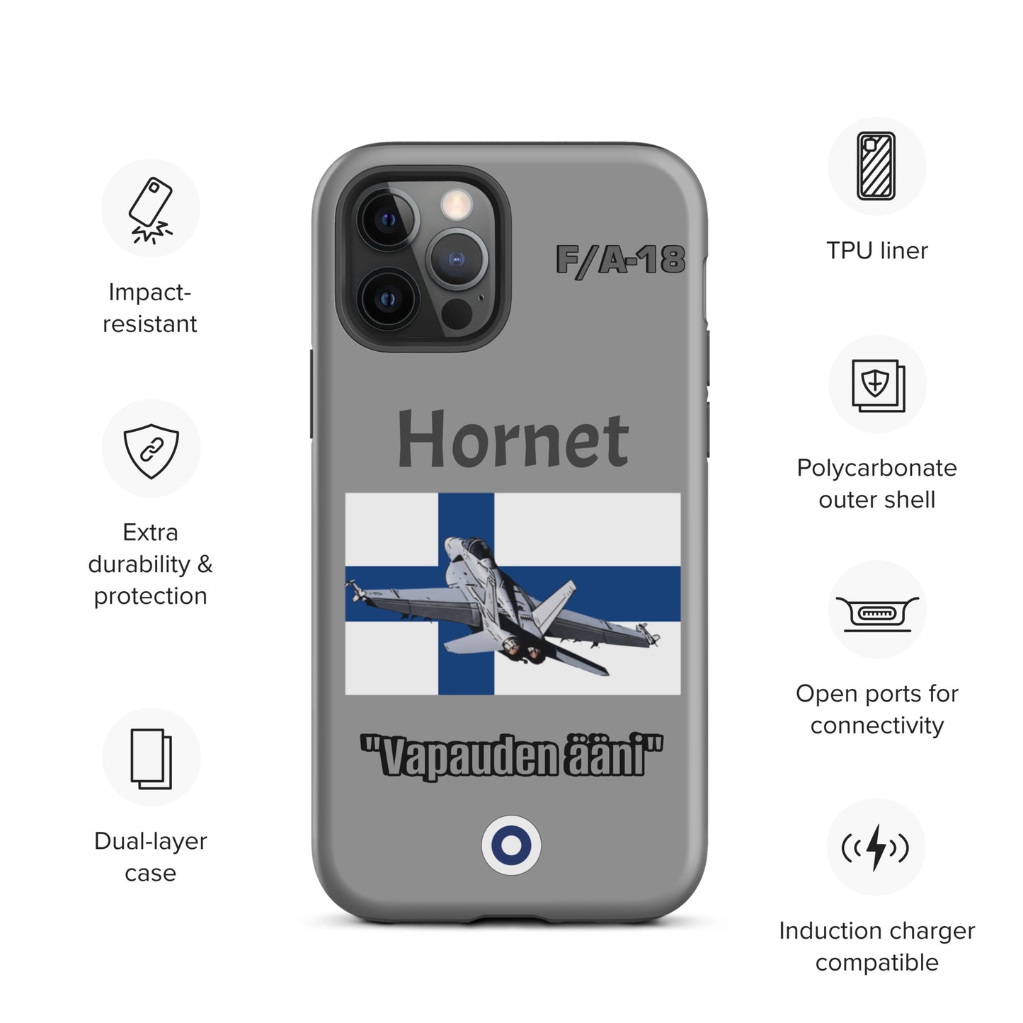 Finnish Hornet Patriot iPhone Case
