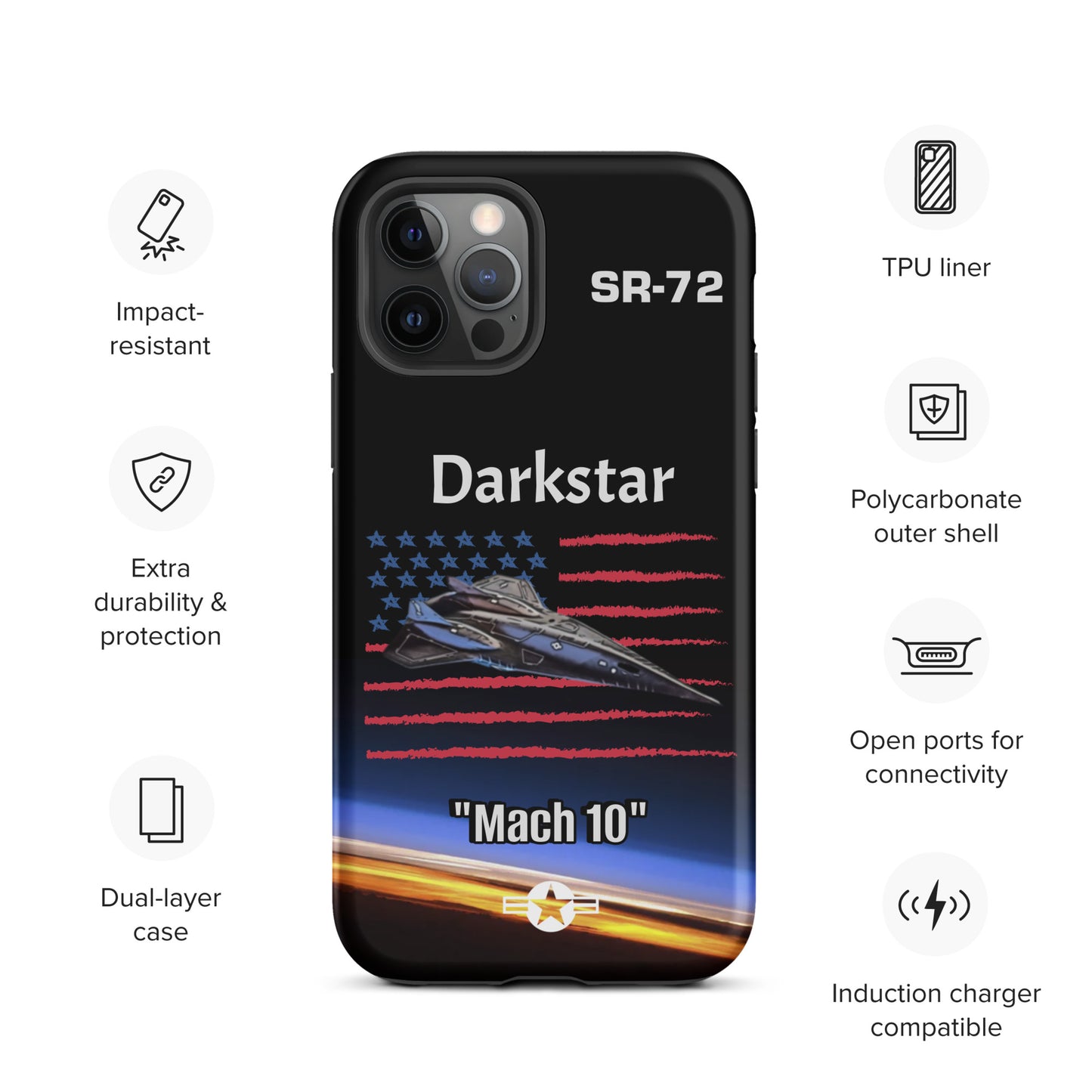 Darkstar Patriot iPhone Case