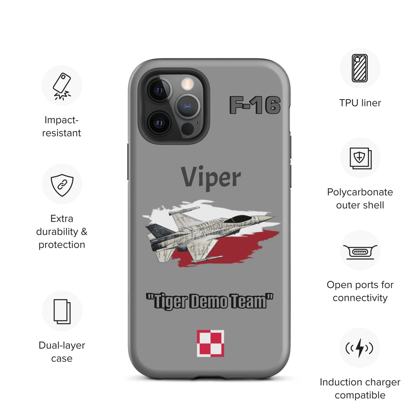 Poland Tiger Demo Team iPhone Case