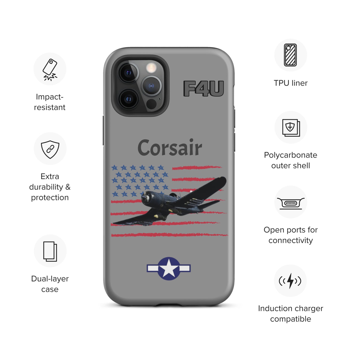 WWII Corsair Patriot iPhone Case