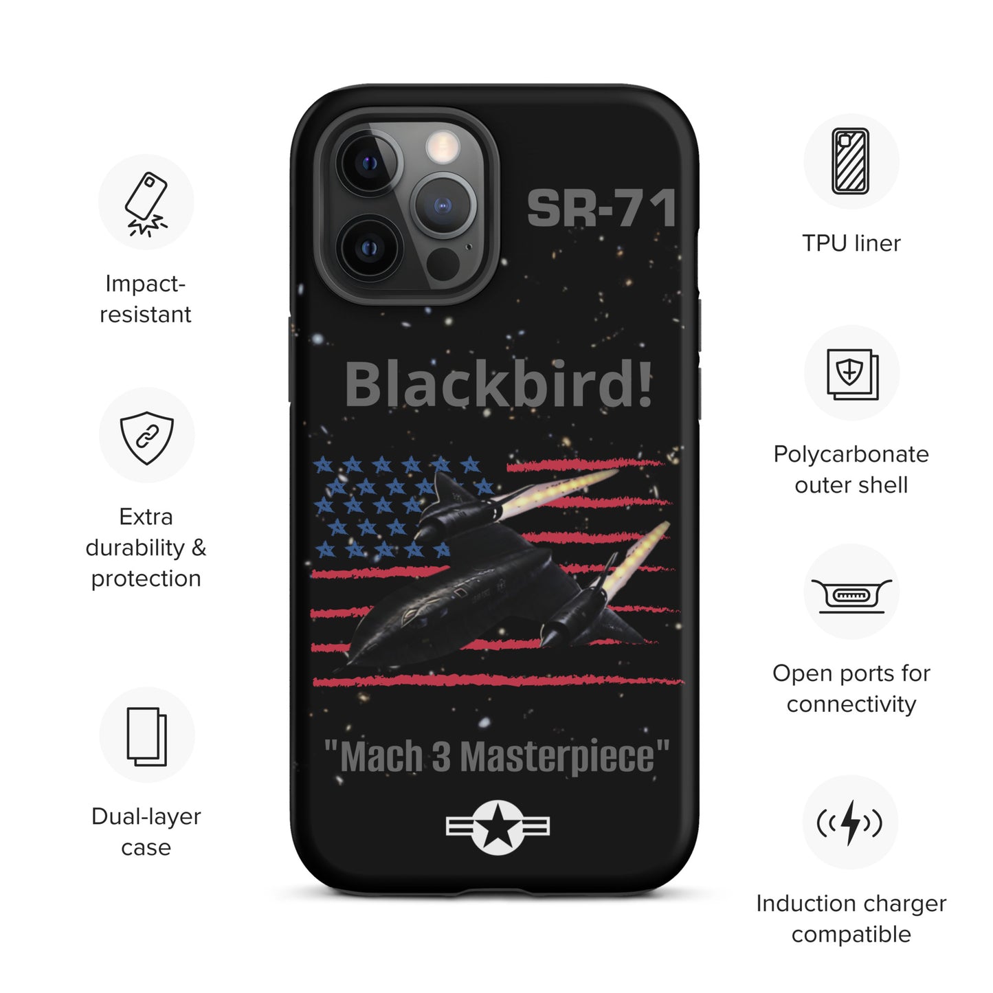 Blackbird Patriot iPhone Case