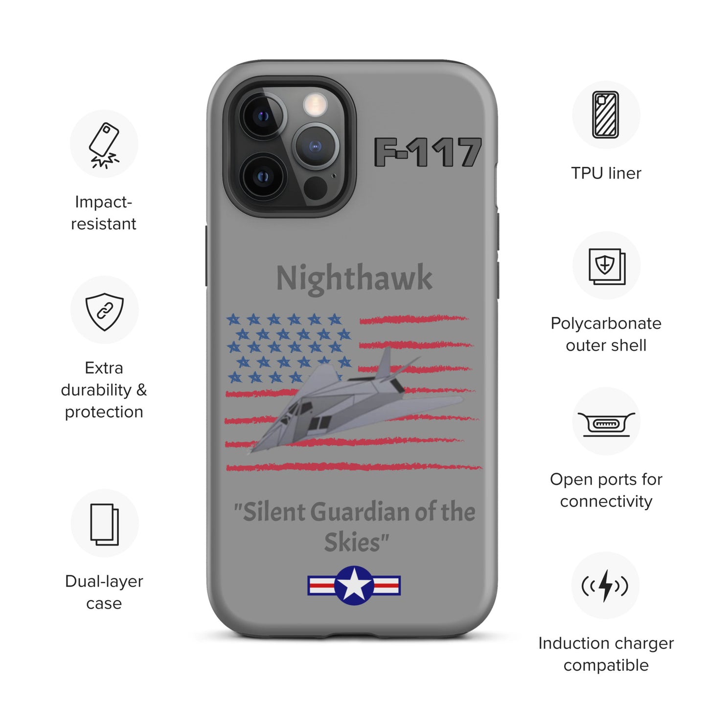 Nighthawk Patriot iPhone Case