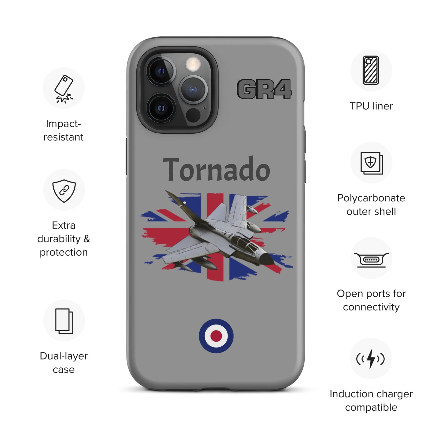 British Tornado Patriot iPhone Case (Without Quotes)