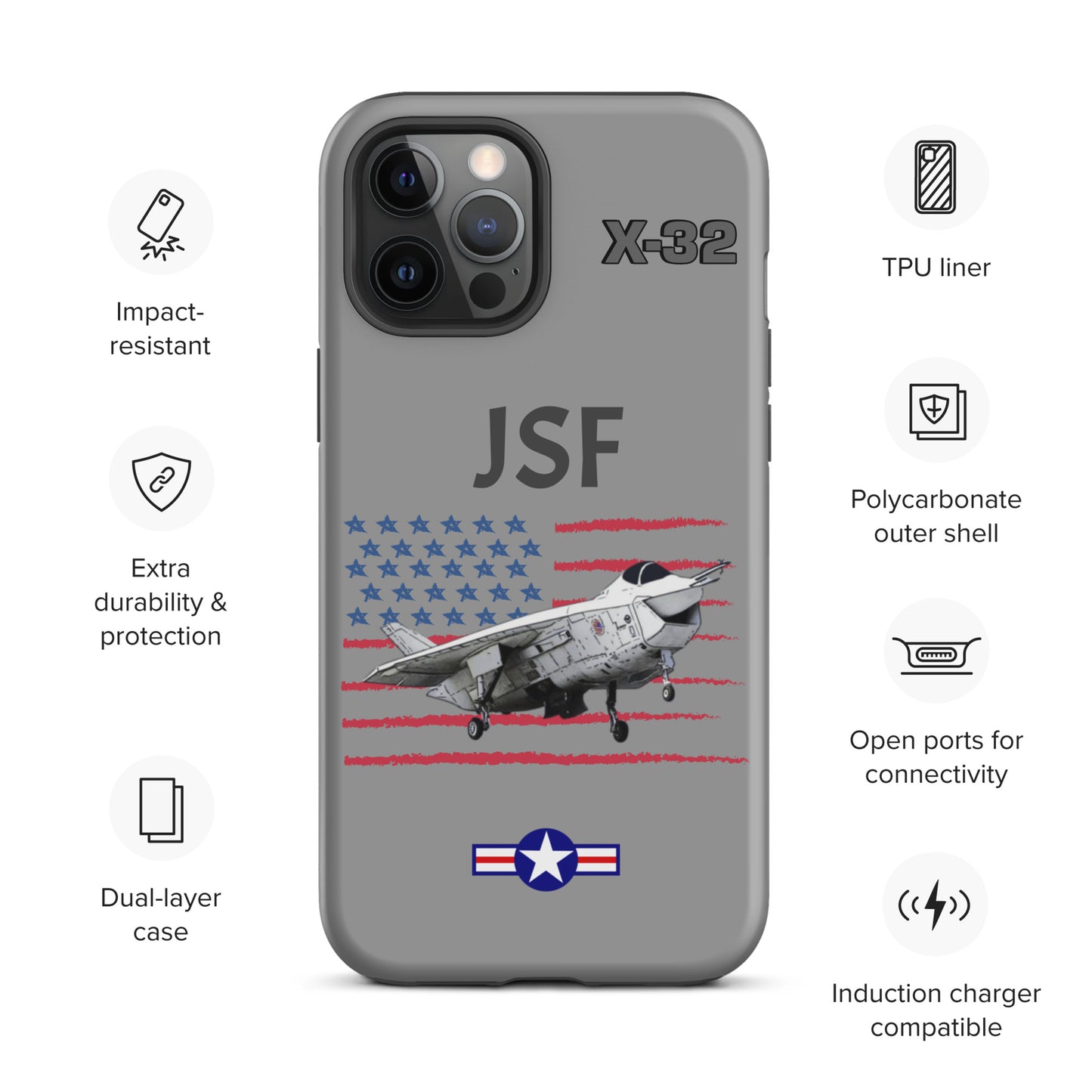 JSF Patriot iPhone Case (Without Quotes)
